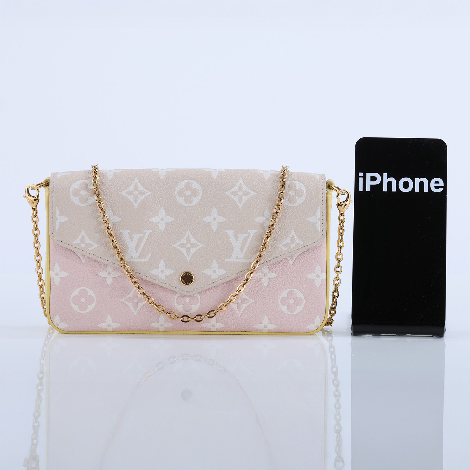 路易威登 LOUIS VUITTON Pochette Félicie 三合一鏈條包 M81359 晶片款  原廠盒子/防塵袋/購買證明