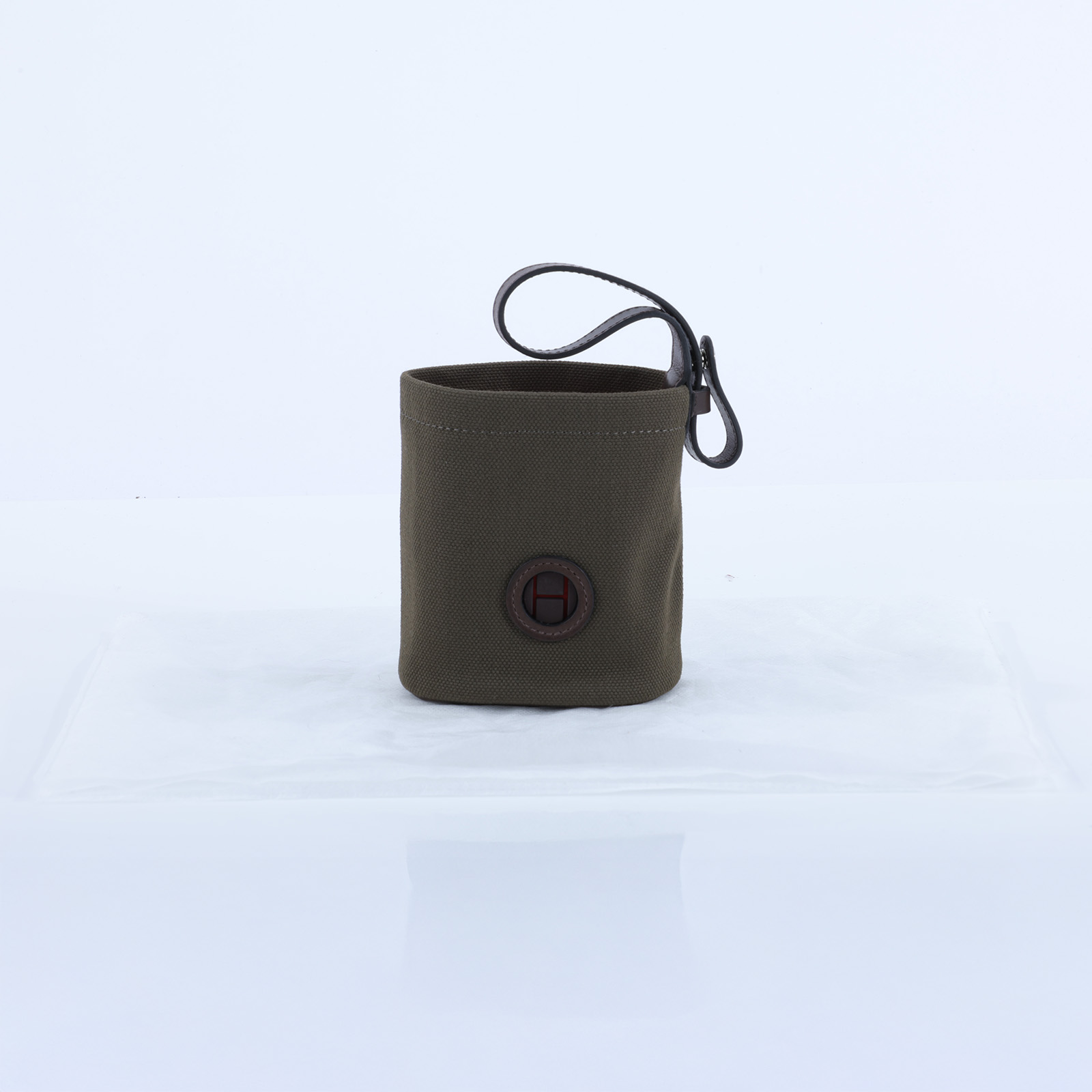 愛馬仕 Hermès 遛狗小包 H800617EKAA  墨綠ON THE GO DOG POUCH 無附屬品