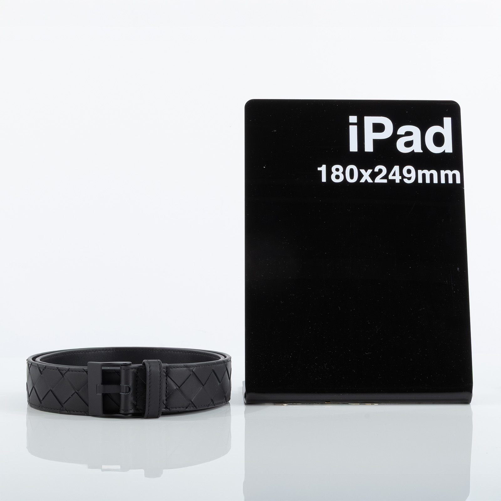 寶緹嘉 BOTTEGA VENETA Watch 搭扣 腰带 799046V4KF_85 黑編織皮帶85CM 防塵袋