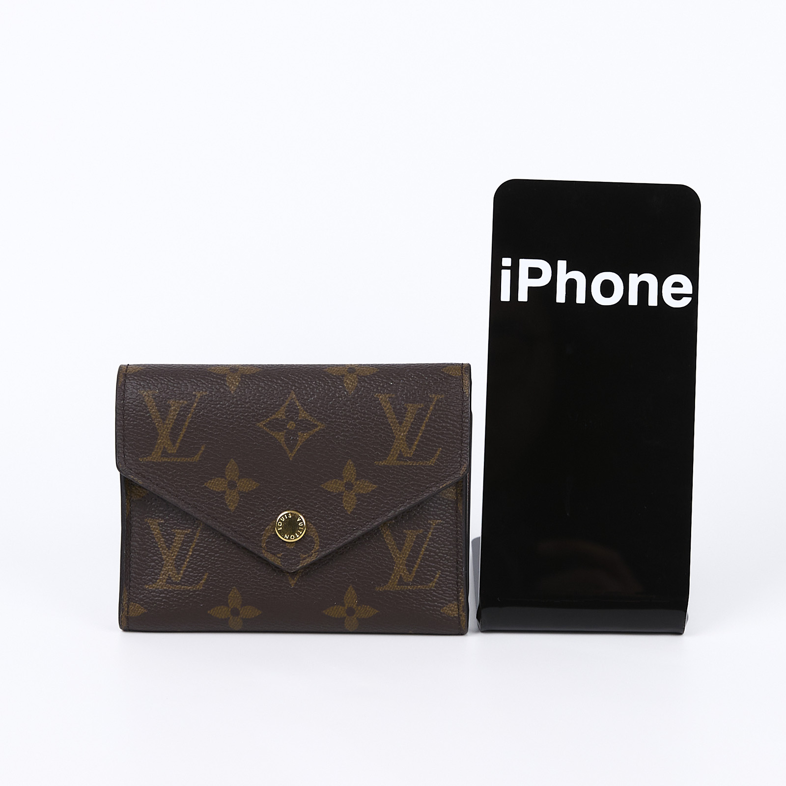 路易威登 LOUIS VUITTON Victorine 錢包 塗層帆布 Monogram M62472 晶片款  原廠盒子/防塵袋/背帶/購買證明影本