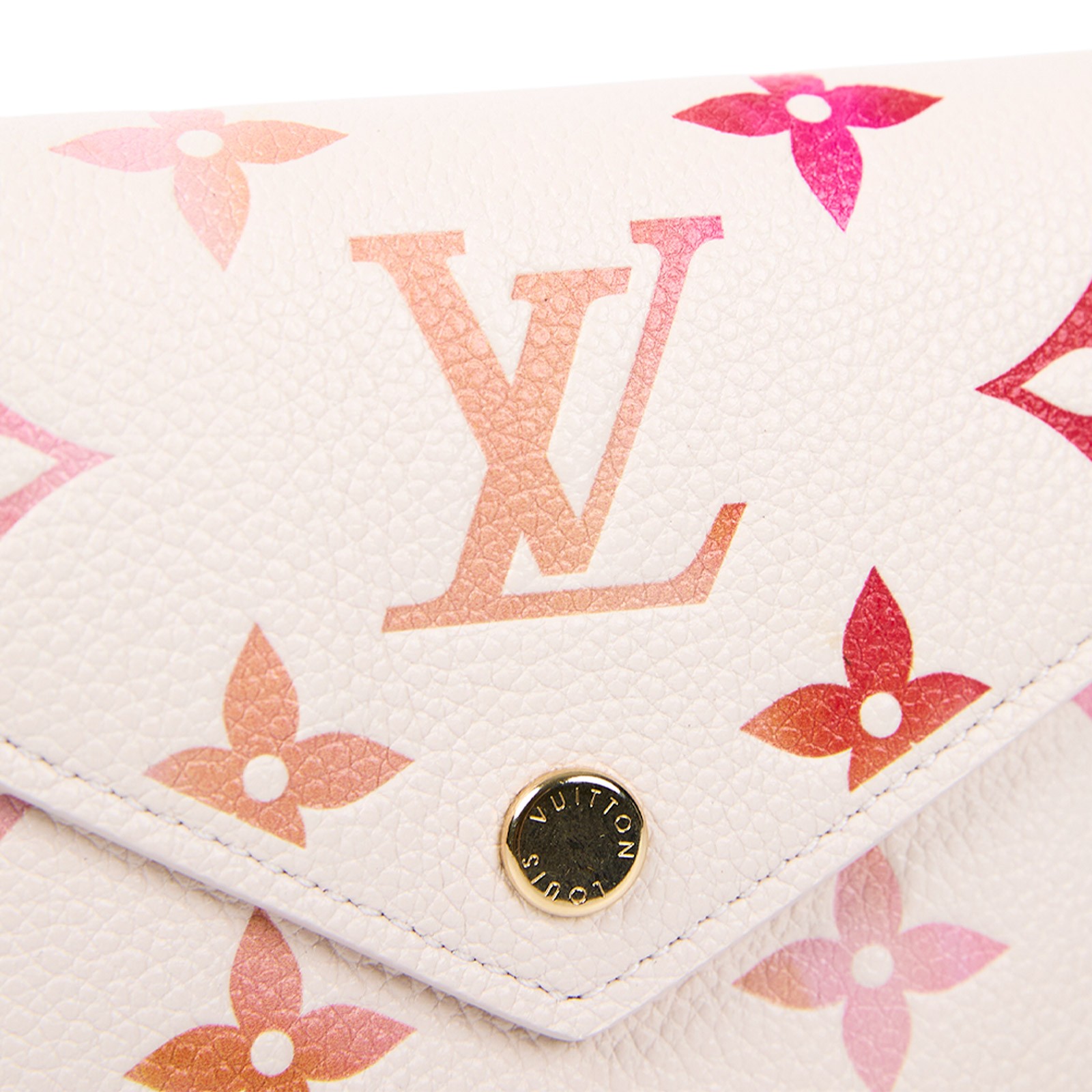 路易威登 LOUIS VUITTON Victorine 錢包 短夾 M83507 晶片款 白粉三折短夾 原廠盒子/防塵袋/購買證明