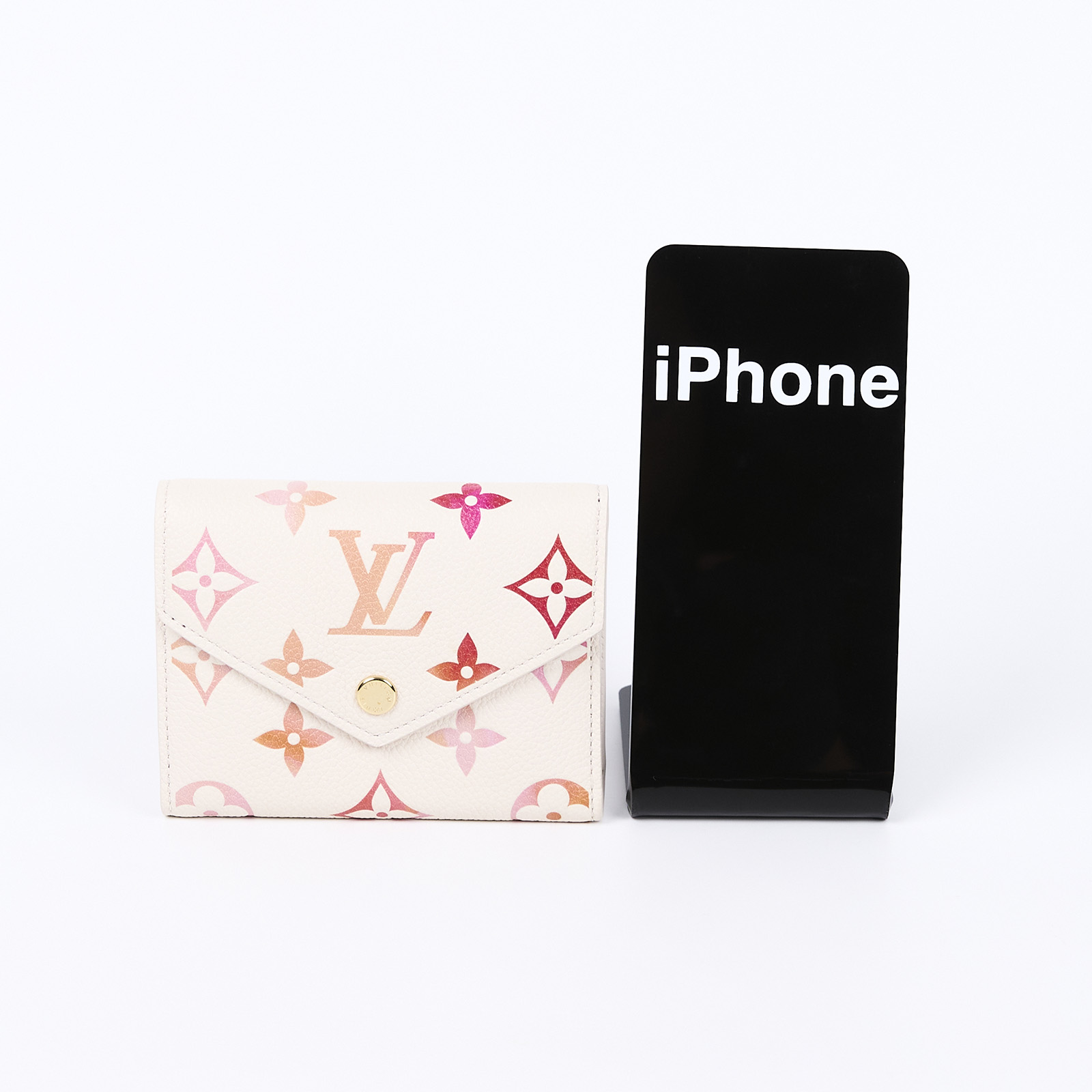 路易威登 LOUIS VUITTON Victorine 錢包 短夾 M83507 晶片款 白粉三折短夾 原廠盒子/防塵袋/購買證明