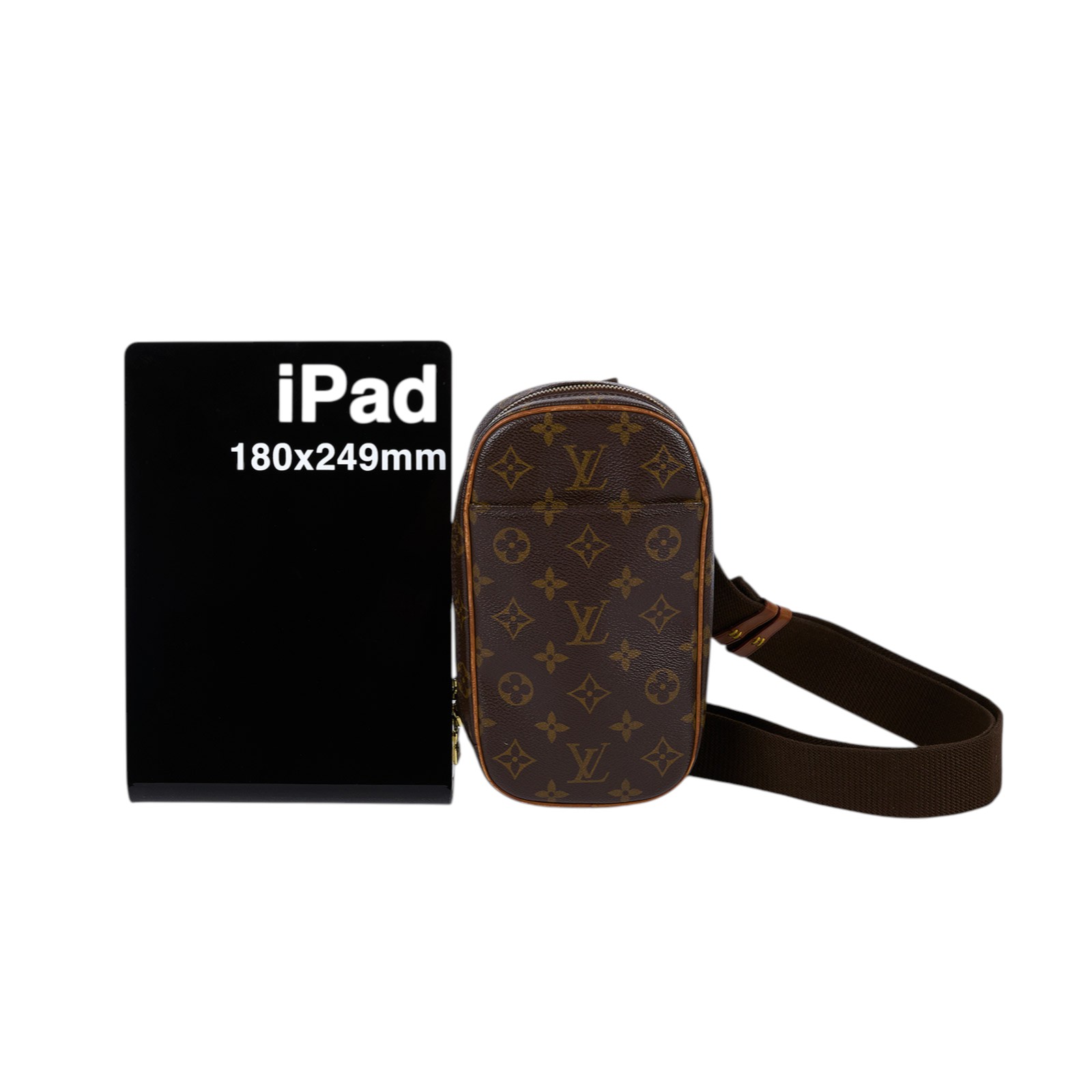 路易威登 LOUIS VUITTON Pochette Gange 胸包 M51870 原花胸包 防塵袋