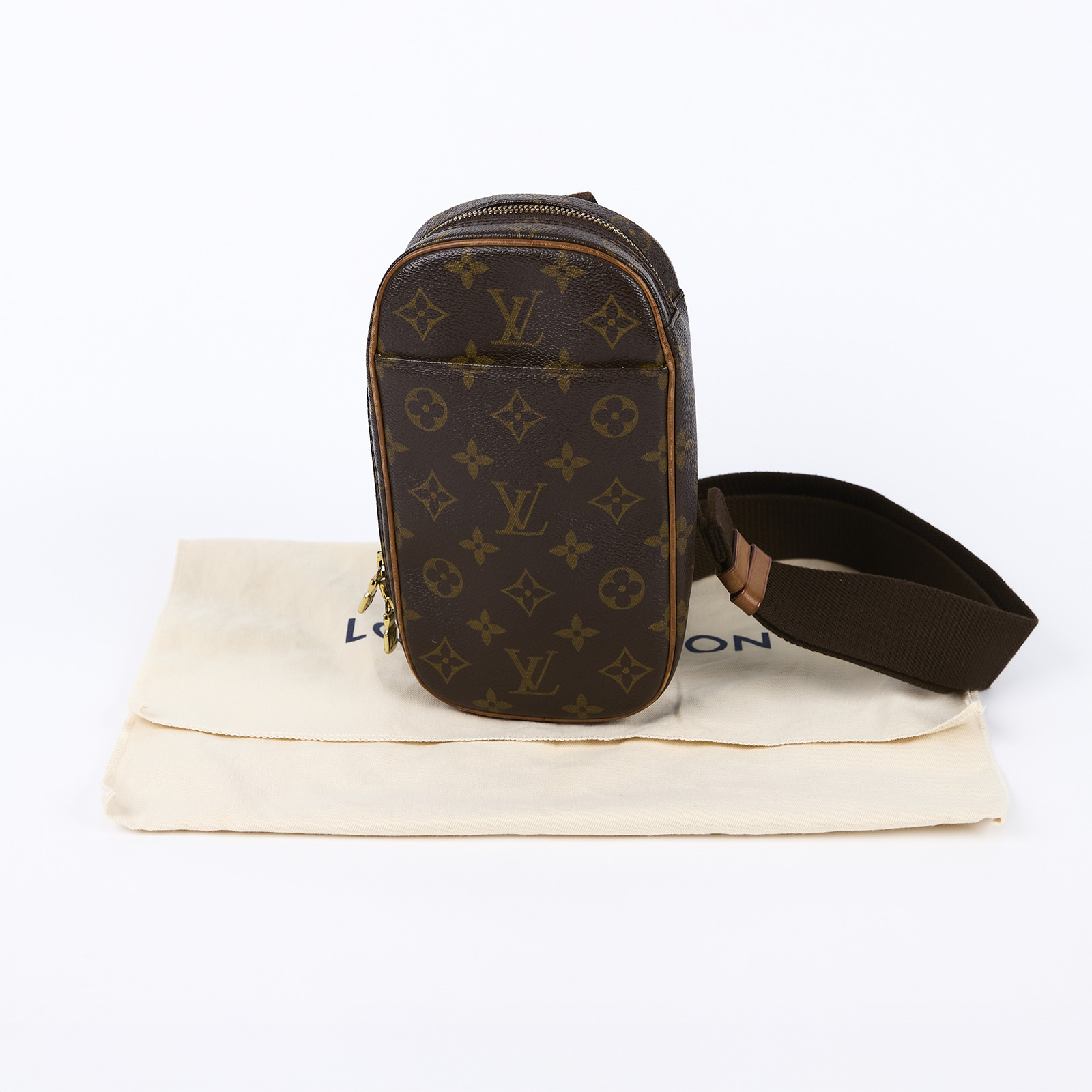 路易威登 LOUIS VUITTON Pochette Gange 胸包 M51870 原花胸包 防塵袋