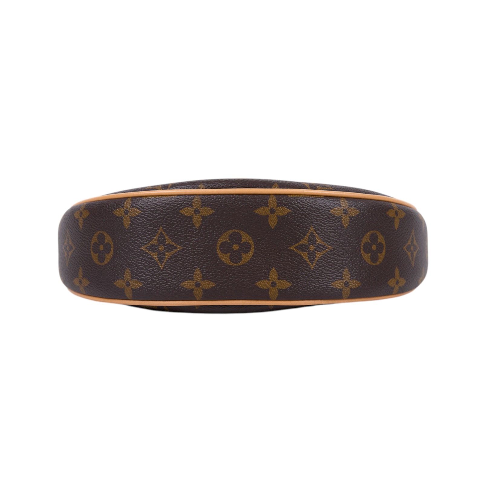 路易威登 LOUIS VUITTON Loop 半月 法棍包 豌豆包 老花 腋下單肩包 M81098 晶片款 原花LOOP彎月包 PM 原廠盒子/防塵袋