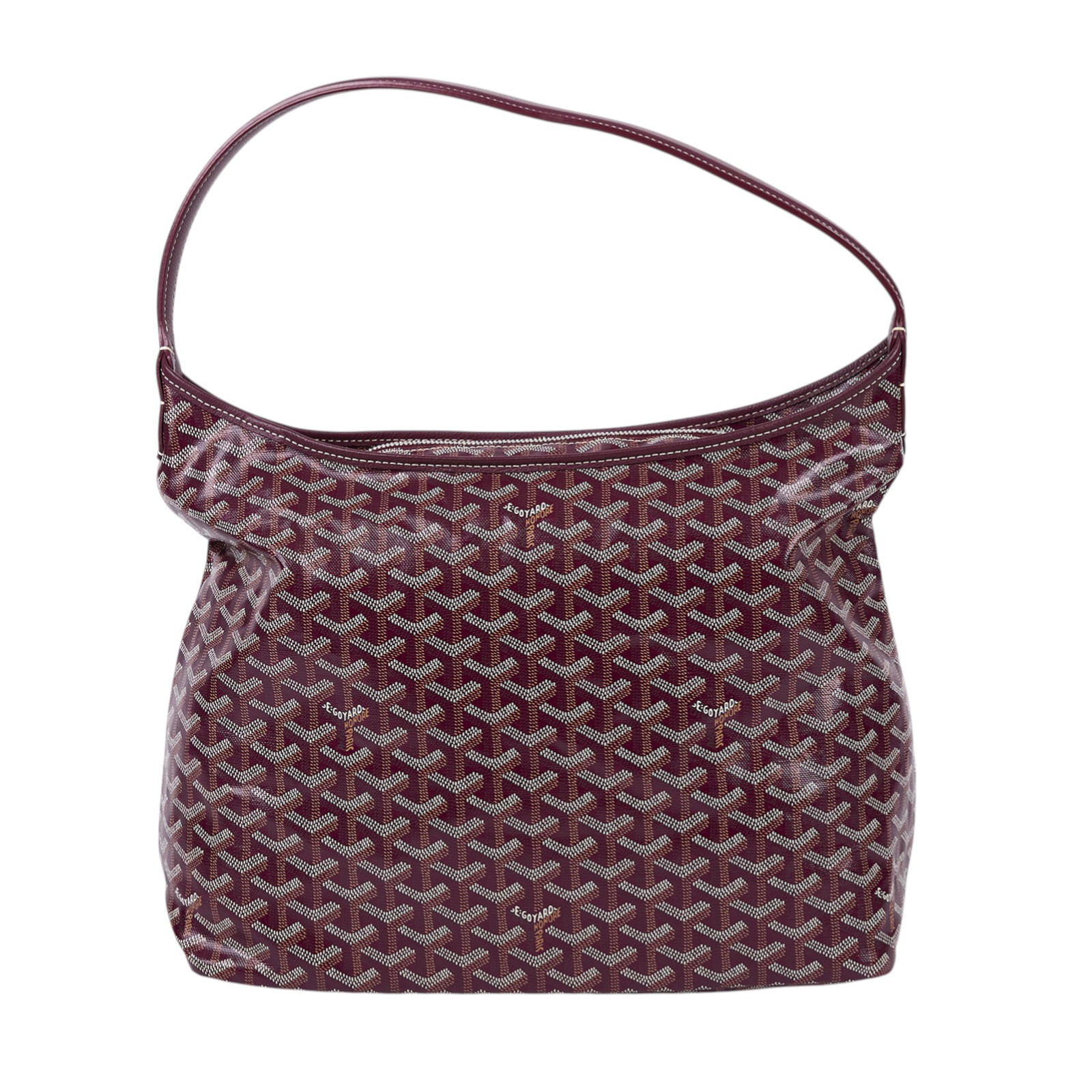 高雅德 GOYARD Bohème Hobo Bag PM 托特包 BOHEMEPMLTY 酒紅HOBO 防塵袋/購買證明