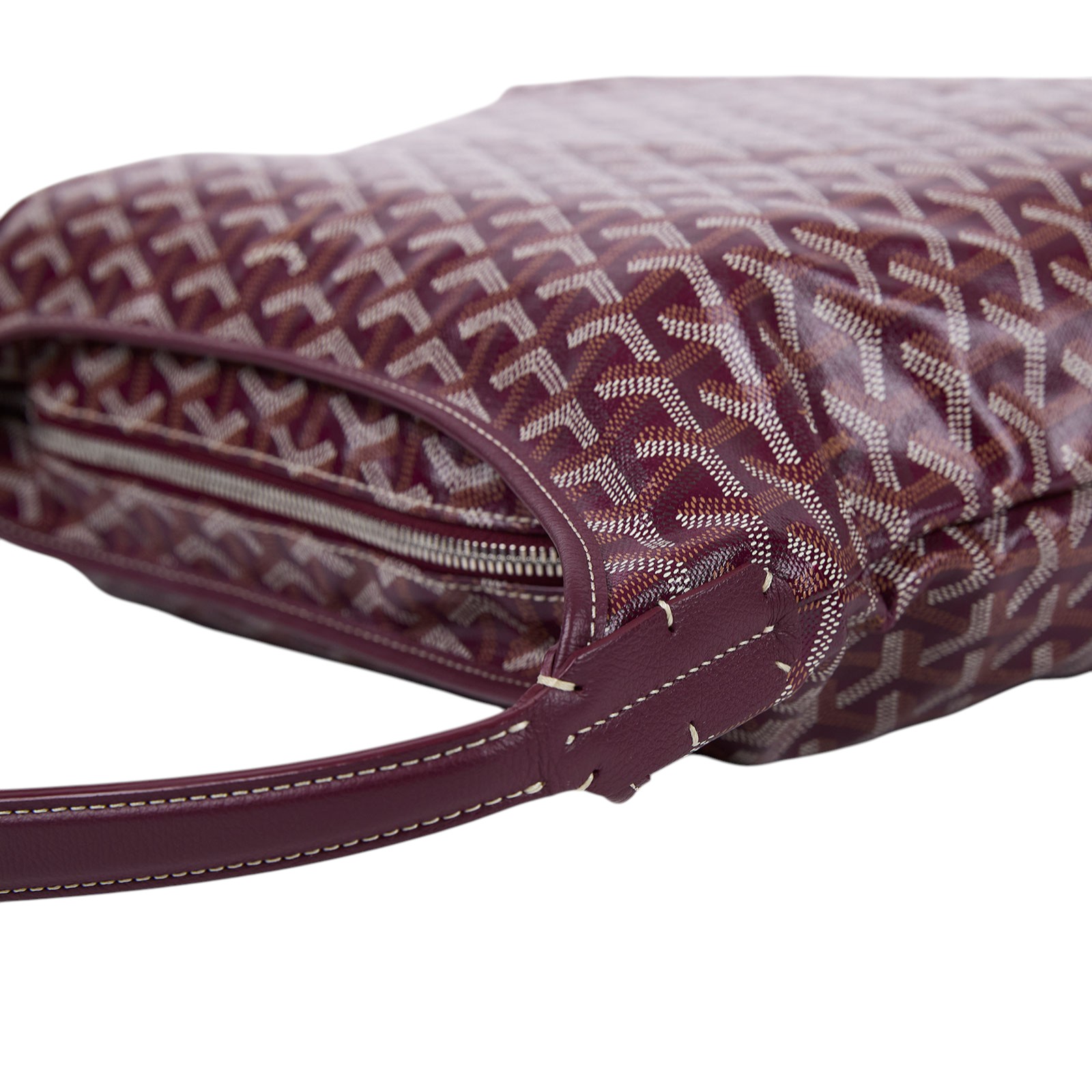 高雅德 GOYARD Bohème Hobo Bag PM 托特包 BOHEMEPMLTY 酒紅HOBO 防塵袋/購買證明