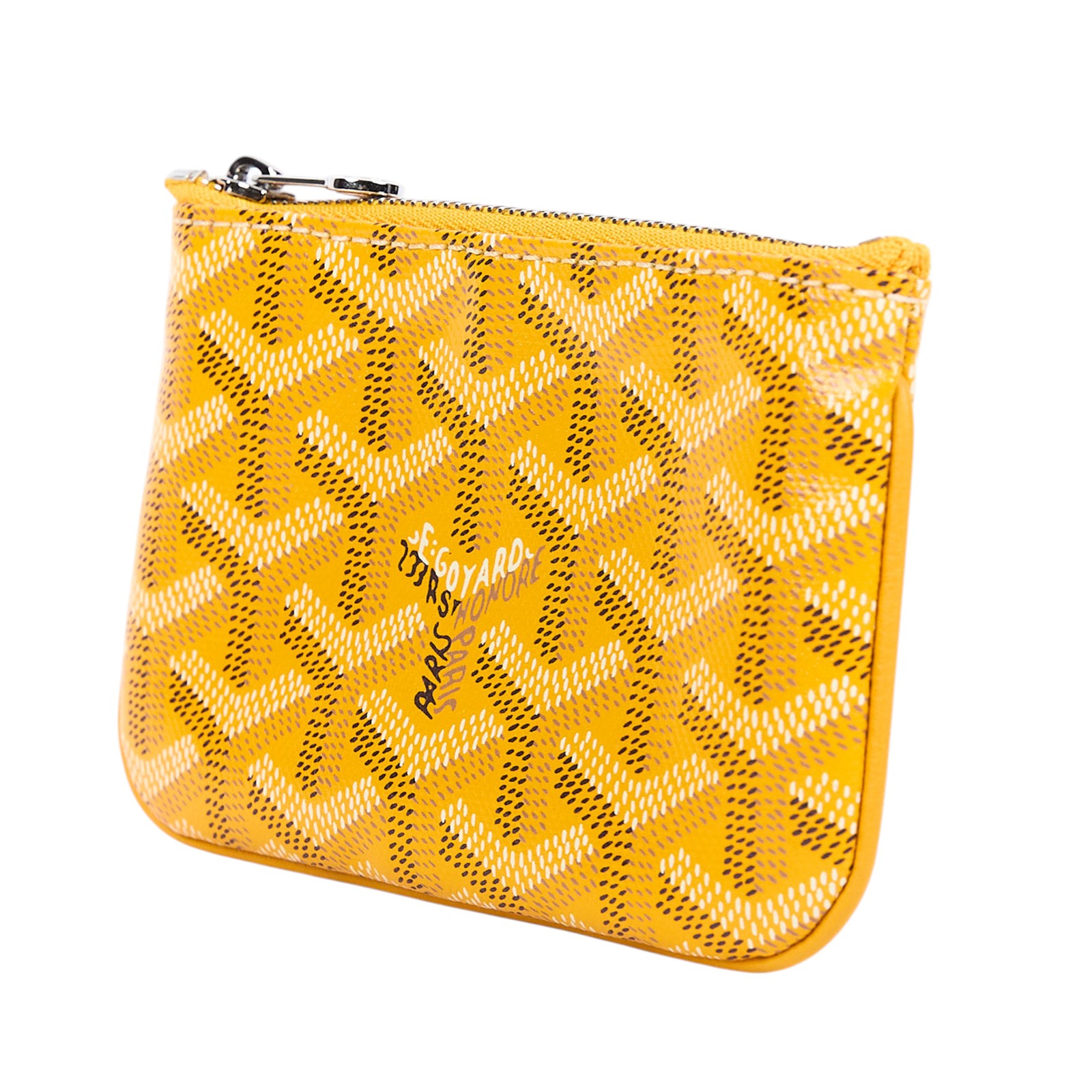 高雅德 GOYARD Sénat Nano Key Pouch 鑰匙包 SENAPCNANTY 黃拉鍊零錢包 防塵袋/原廠盒子/購買證明