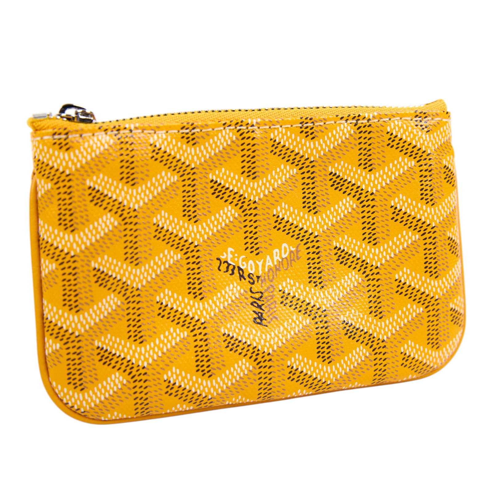 高雅德 GOYARD Sénat Nano Key Pouch 鑰匙包 SENAPCNANTY 黃拉鍊零錢包 防塵袋/原廠盒子/購買證明