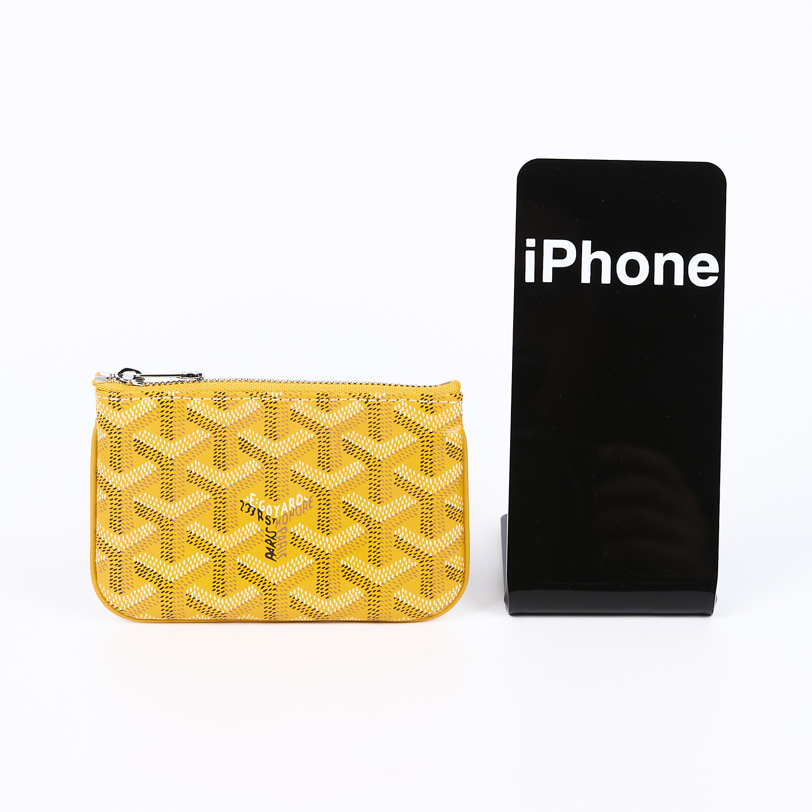 高雅德 GOYARD Sénat Nano Key Pouch 鑰匙包 SENAPCNANTY 黃拉鍊零錢包 防塵袋/原廠盒子/購買證明