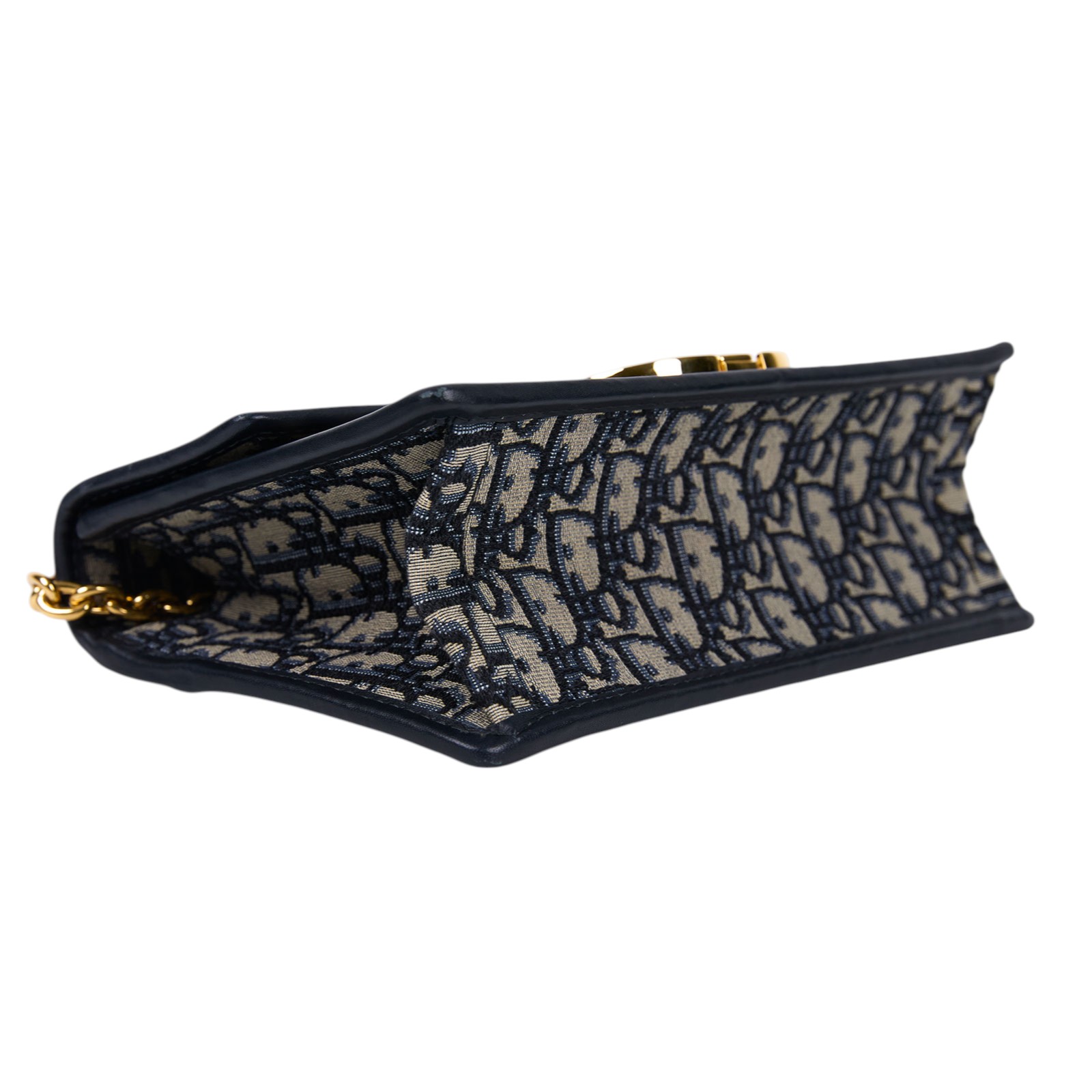 迪奧 CHRISTIAN DIOR 30 Montaigne 鏈帶 肩背手提包 藍色 M9208UTZQ 藍蒙田30鍊帶款 無附屬品
