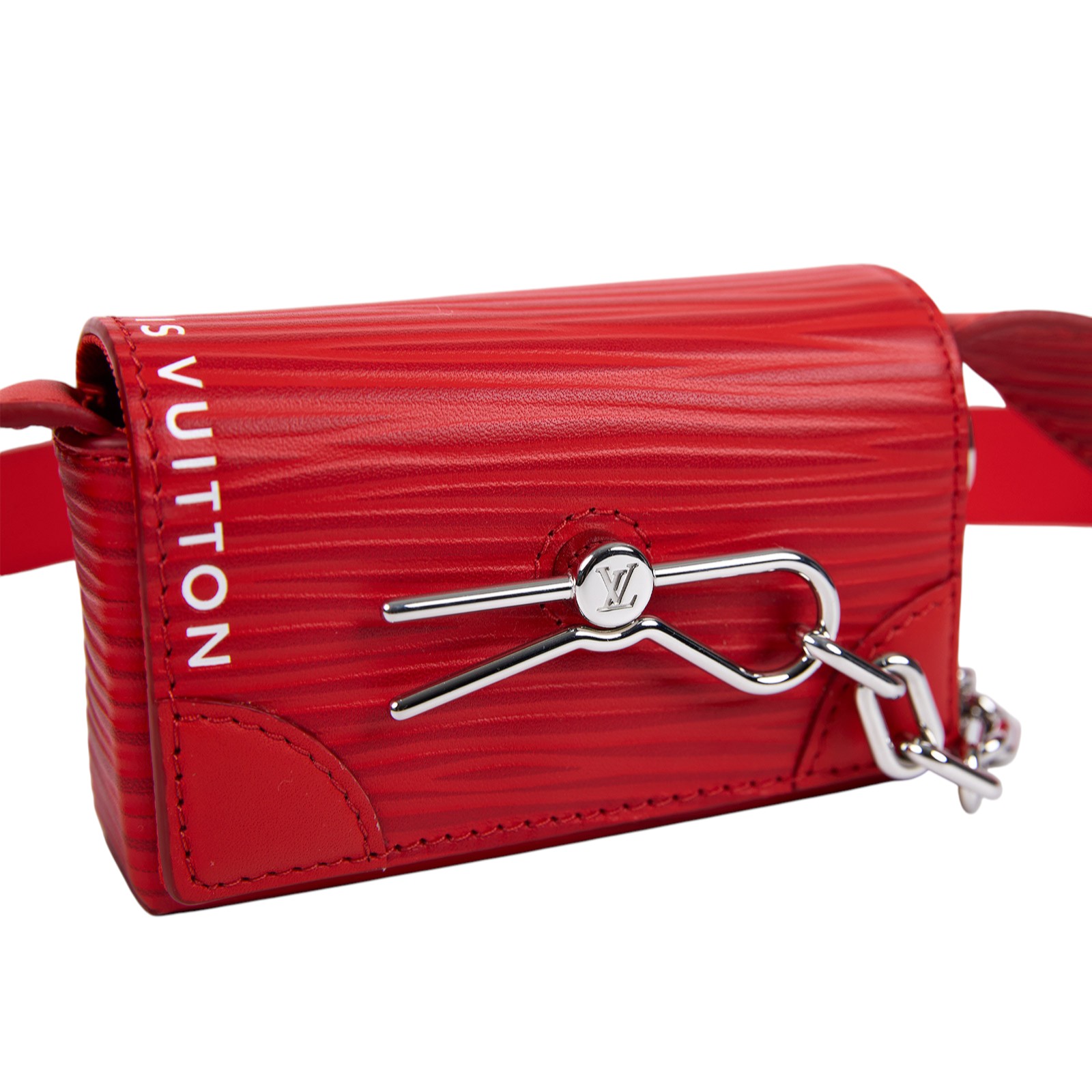 路易威登 LOUIS VUITTON Micro Steamer 郵差包 紅色 M23837 晶片款 紅色EPI迷你肩背包 防塵袋