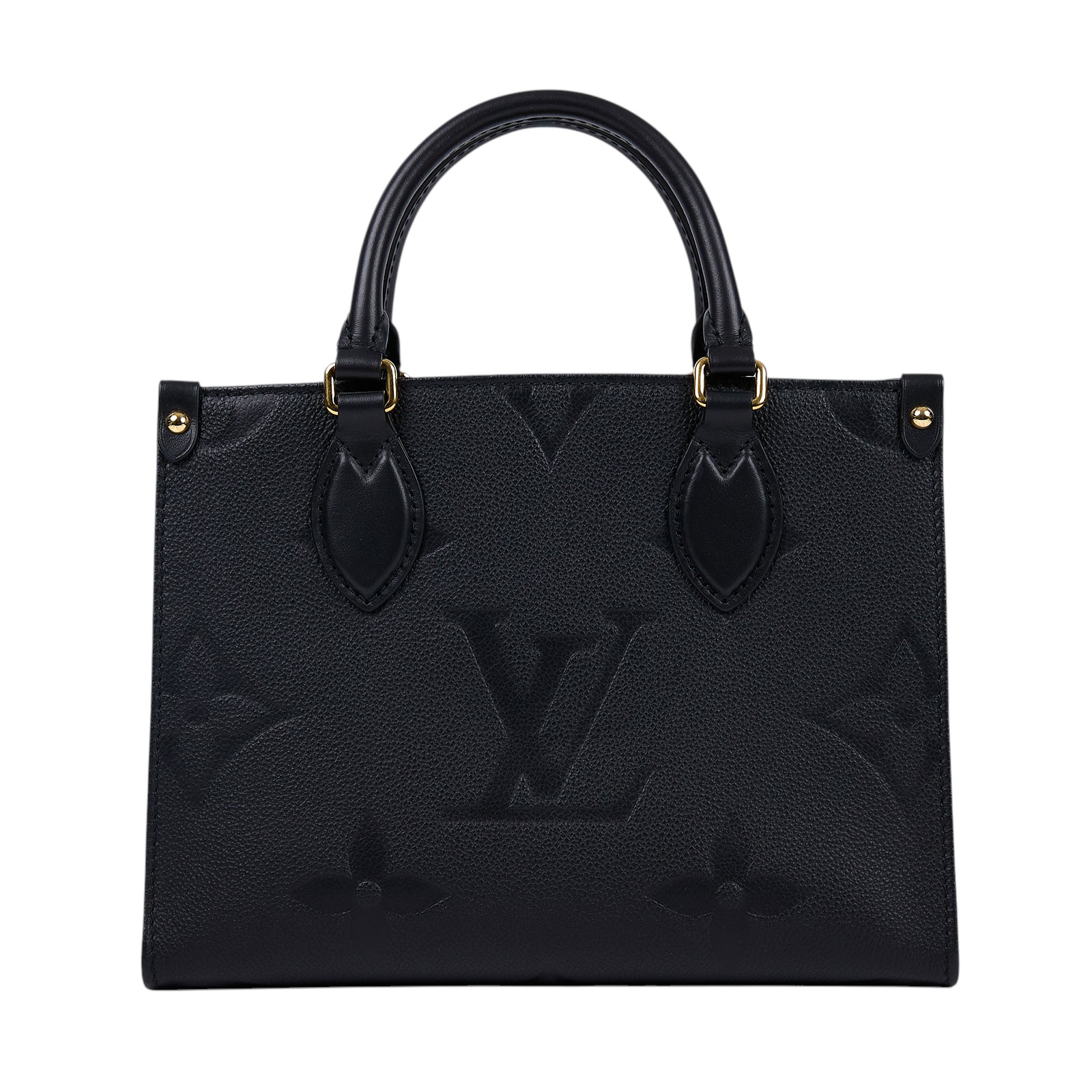 路易威登 LOUIS VUITTON OnTheGo PM 手提 肩背包 黑色 M45653 晶片款  原廠盒子/防塵袋/背帶