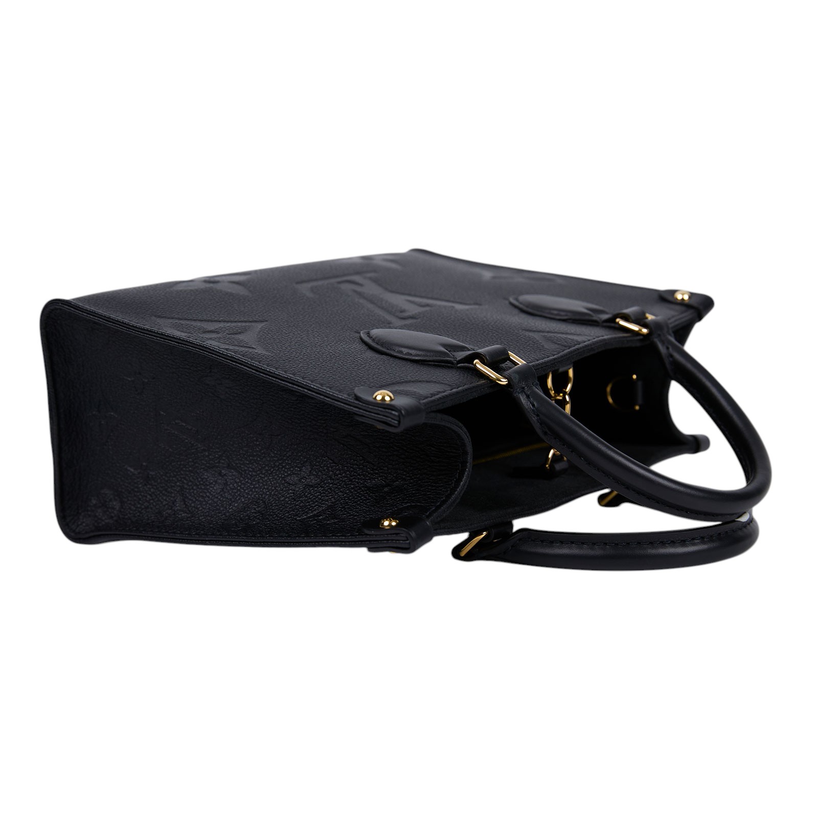 路易威登 LOUIS VUITTON OnTheGo PM 手提 肩背包 黑色 M45653 晶片款  原廠盒子/防塵袋/背帶