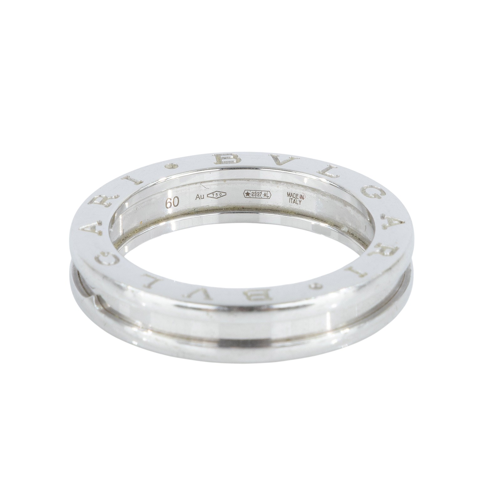 寶格麗 BVLGARI B.zero1 Ring 戒指 白金 336030 WG B.zero1 戒指 原廠盒子/保證卡/防塵袋