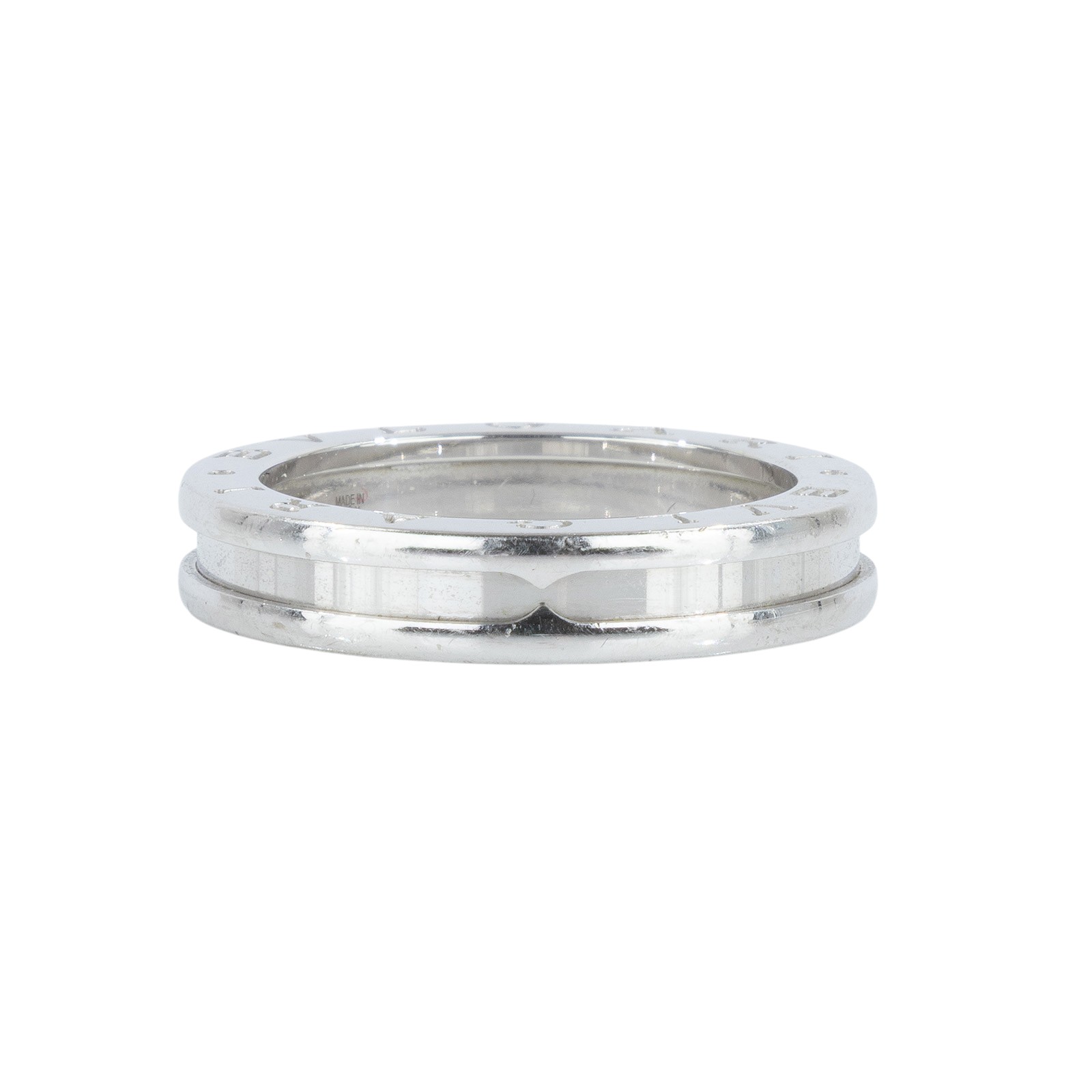寶格麗 BVLGARI B.zero1 Ring 戒指 白金 336030 WG B.zero1 戒指 原廠盒子/保證卡/防塵袋