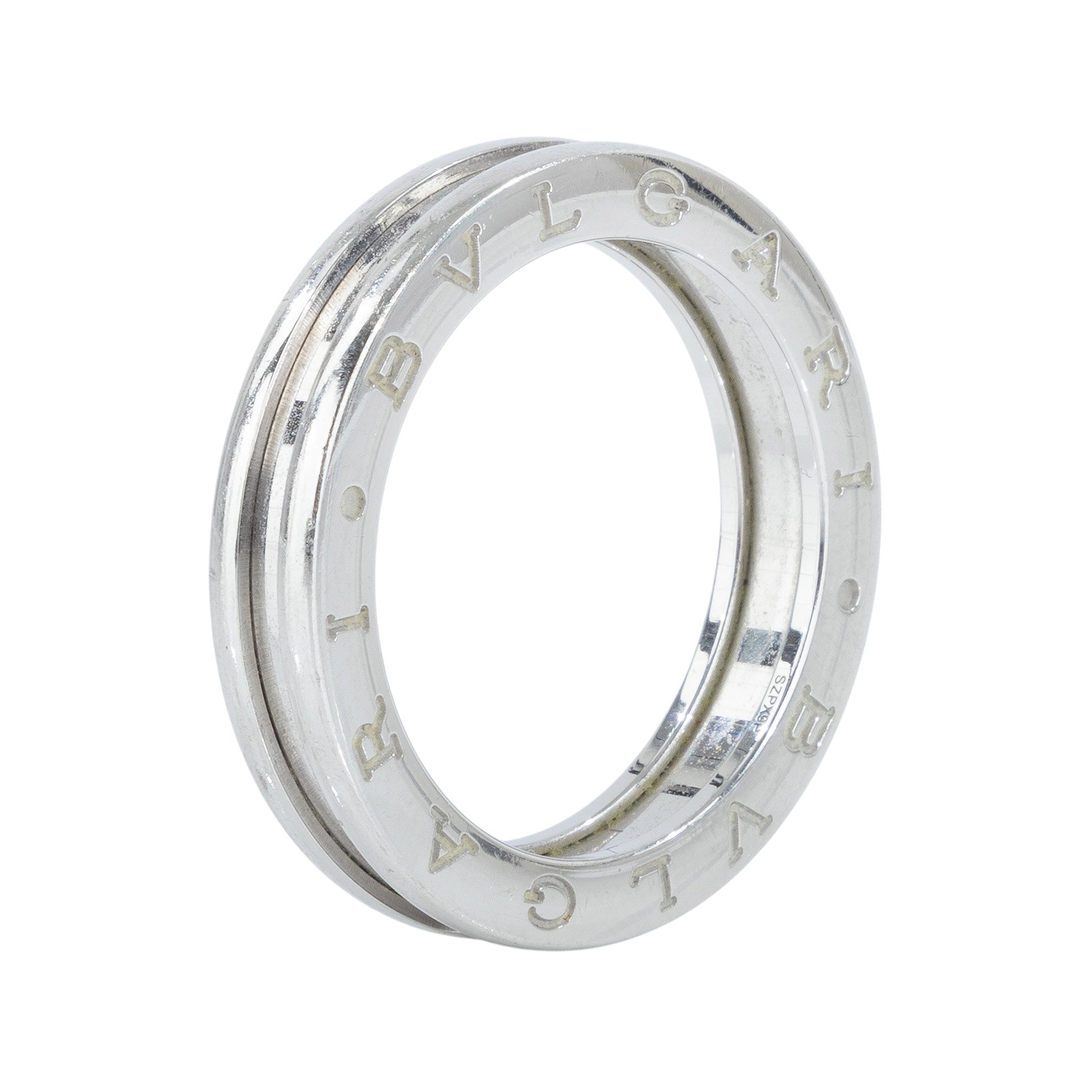 寶格麗 BVLGARI B.zero1 Ring 戒指 白金 336030 WG B.zero1 戒指 原廠盒子/保證卡/防塵袋