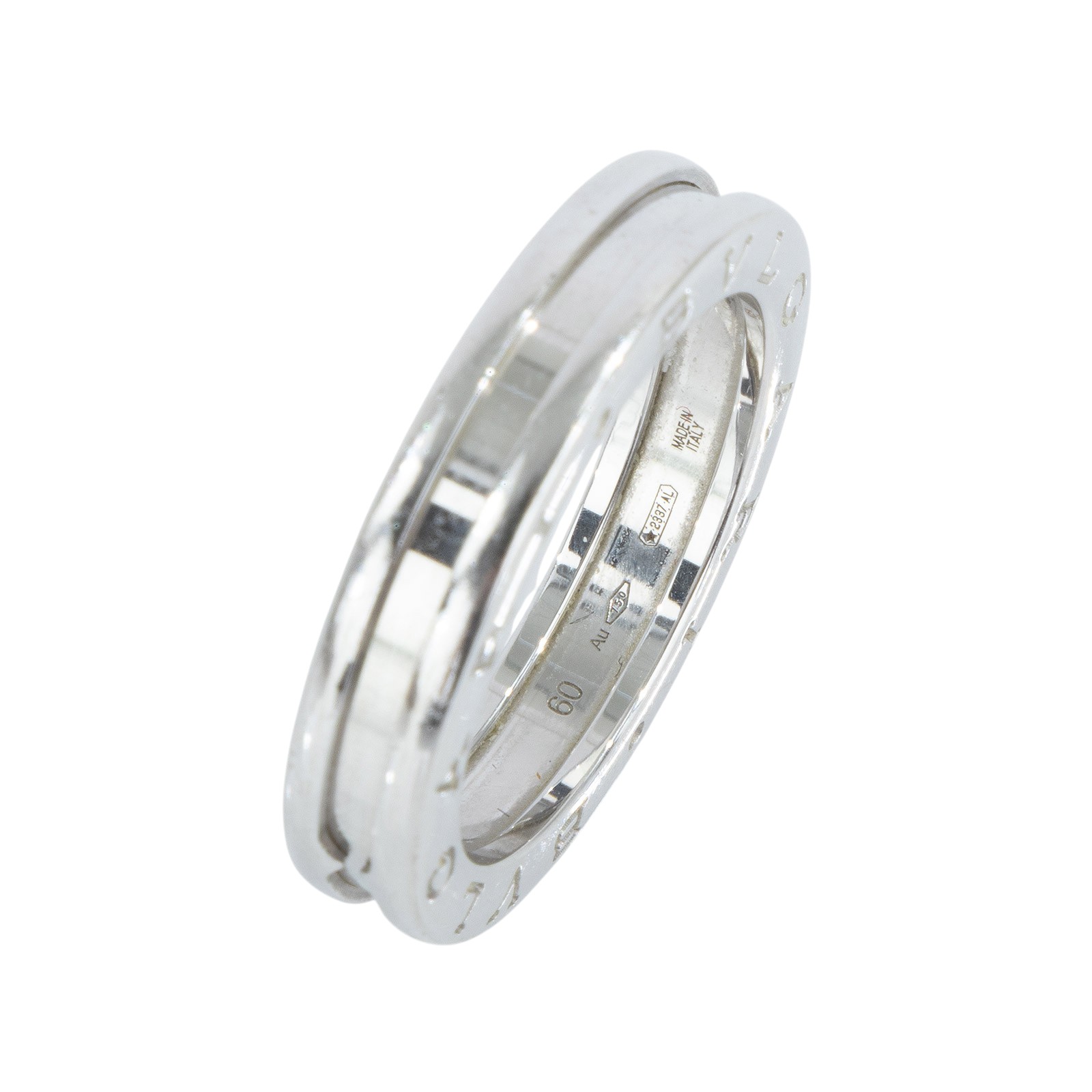 寶格麗 BVLGARI B.zero1 Ring 戒指 白金 336030 WG B.zero1 戒指 原廠盒子/保證卡/防塵袋