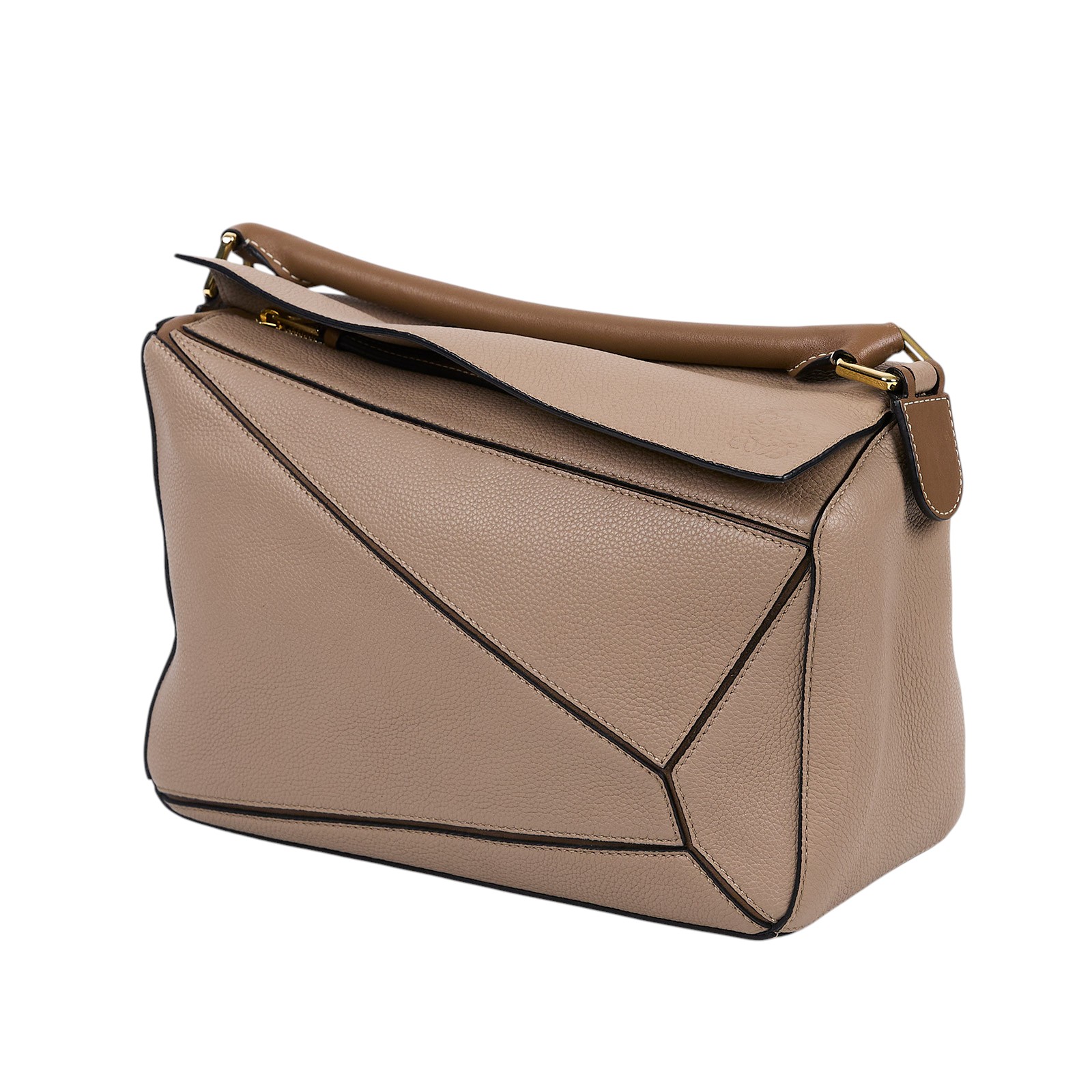 羅意威 LOEWE Medium Puzzle bag 中型 手提 斜背 肩背包  沙色PUZZLE MEDIUM 無附屬品
