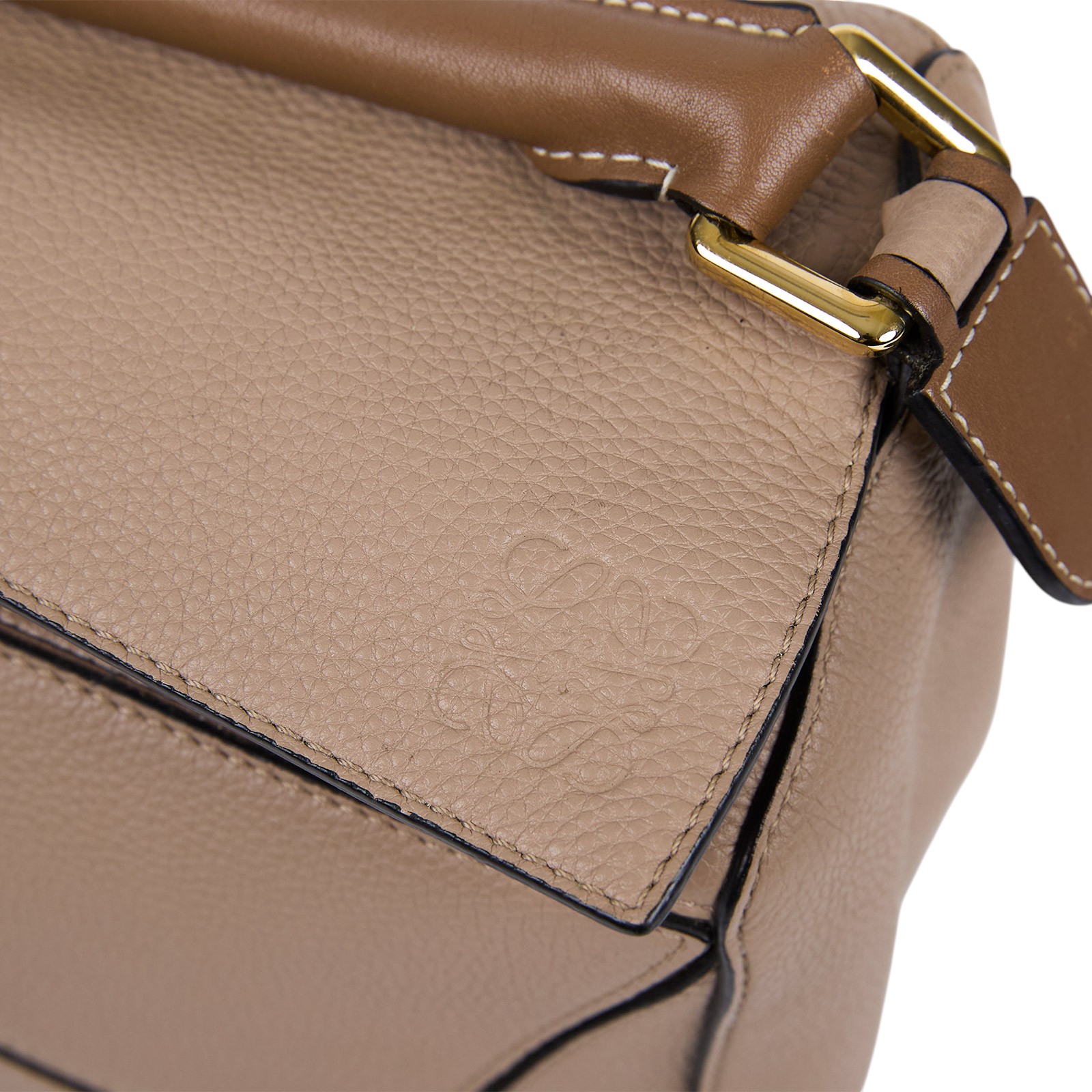 羅意威 LOEWE Medium Puzzle bag 中型 手提 斜背 肩背包  沙色PUZZLE MEDIUM 無附屬品