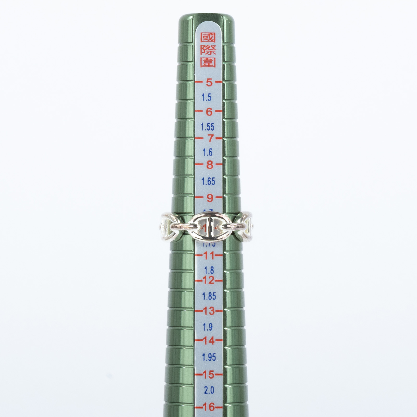 愛馬仕 Hermès Chaine dancre Enchainee 豬鼻子 戒指 H109507Bv00051 22G233256/#51  原廠盒子/購買證明