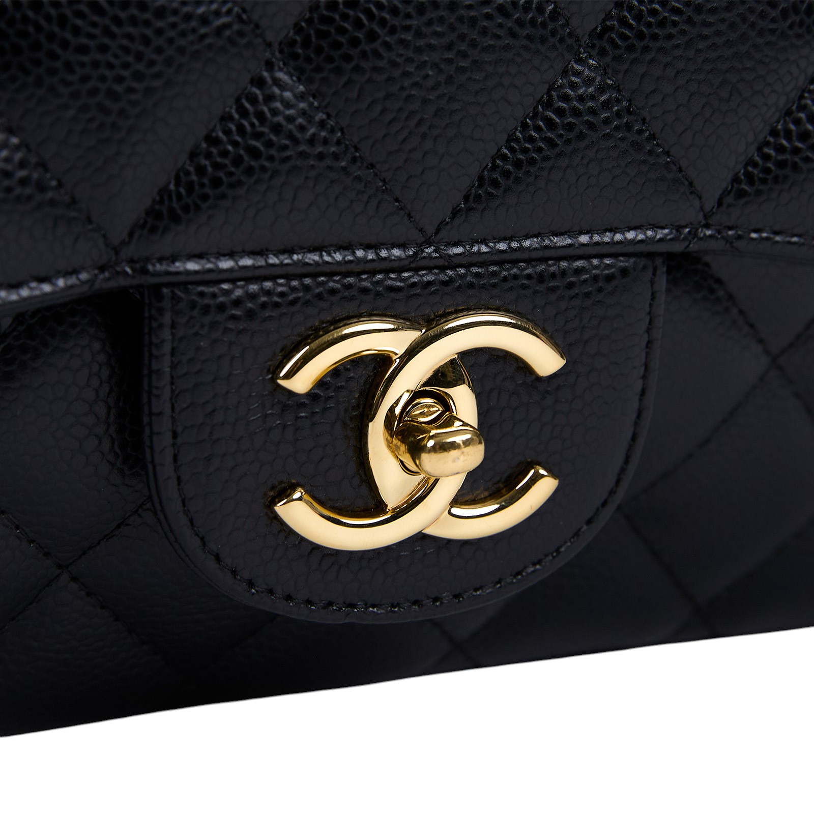 香奈兒 CHANEL COCO 34 MAXI 口蓋包  18開 黑色荔枝COCO34 MAXI 防塵袋/保證卡