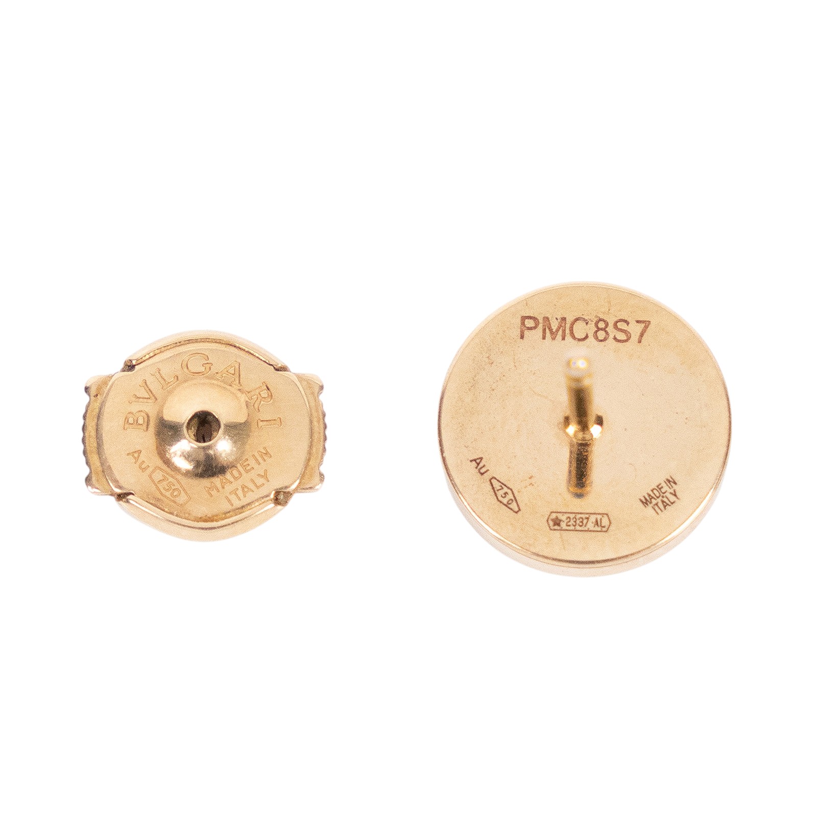 寶格麗 BVLGARI 單邊耳環 耳釘 354730 18K RG 黑瑪瑙單邊耳環 原廠盒子/保證卡