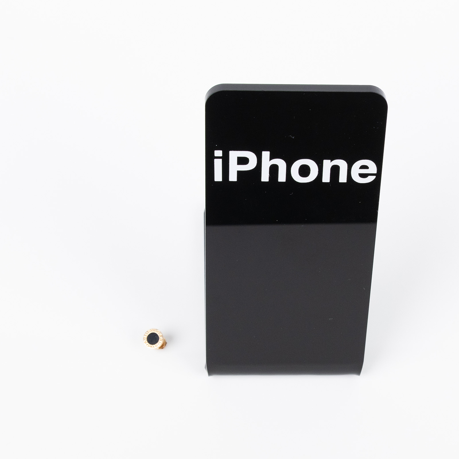 寶格麗 BVLGARI 單邊耳環 耳釘 354730 18K RG 黑瑪瑙單邊耳環 原廠盒子/保證卡