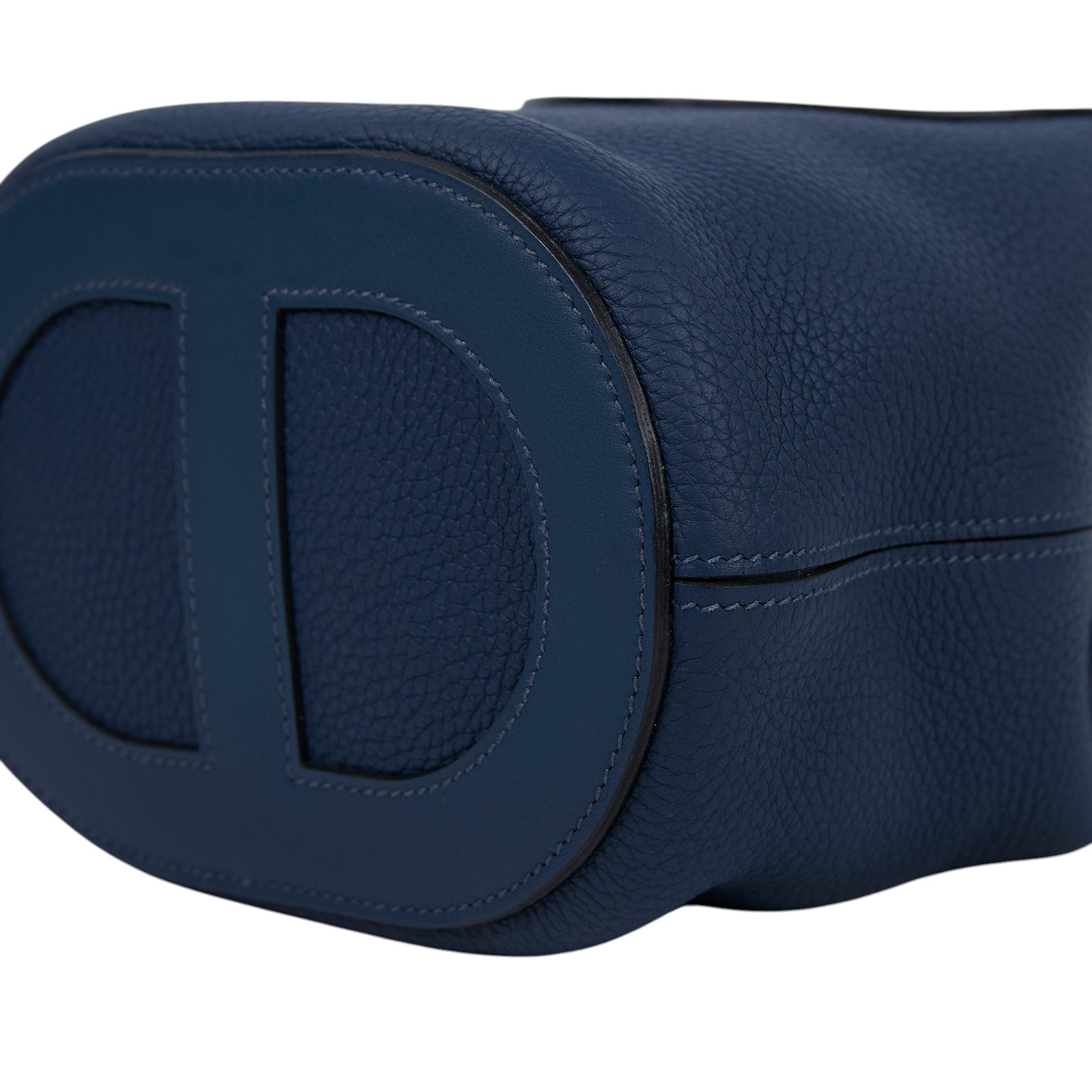 愛馬仕 Hermès In The Loop 18  豬鼻 菜籃子包 金色五金 普魯士藍 H084274CCAW H084274CCAW/W刻  原廠盒子/防塵袋
