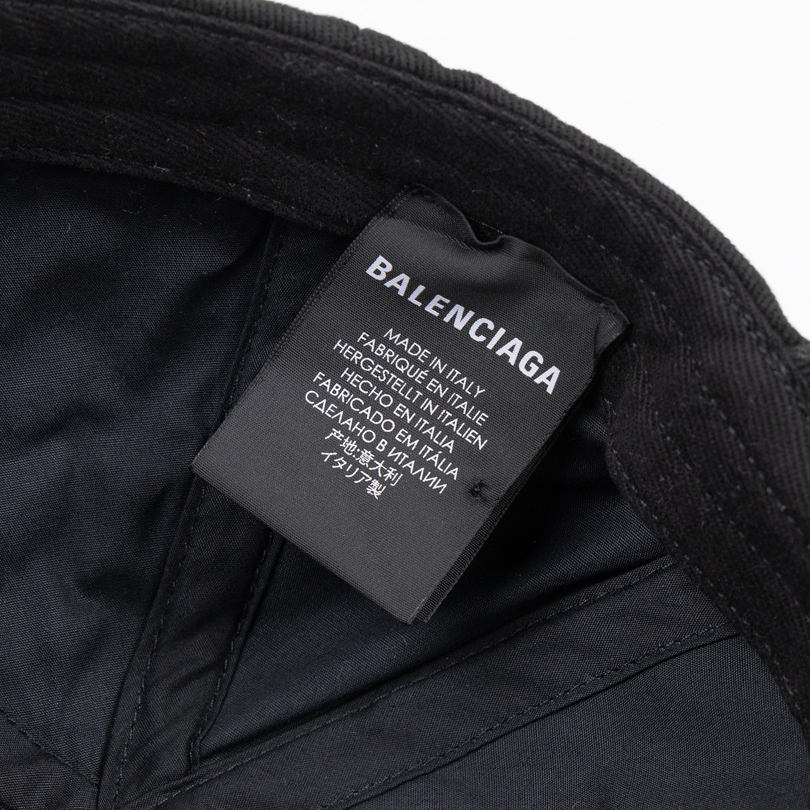 巴黎世家 BALENCIAGA Crew 老帽 617139310B2_L 黑色CREW老帽 無附屬品