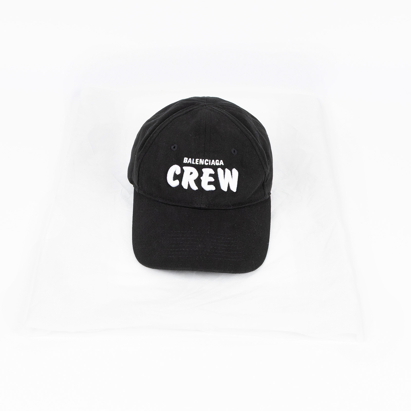 巴黎世家 BALENCIAGA Crew 老帽 617139310B2_L 黑色CREW老帽 無附屬品