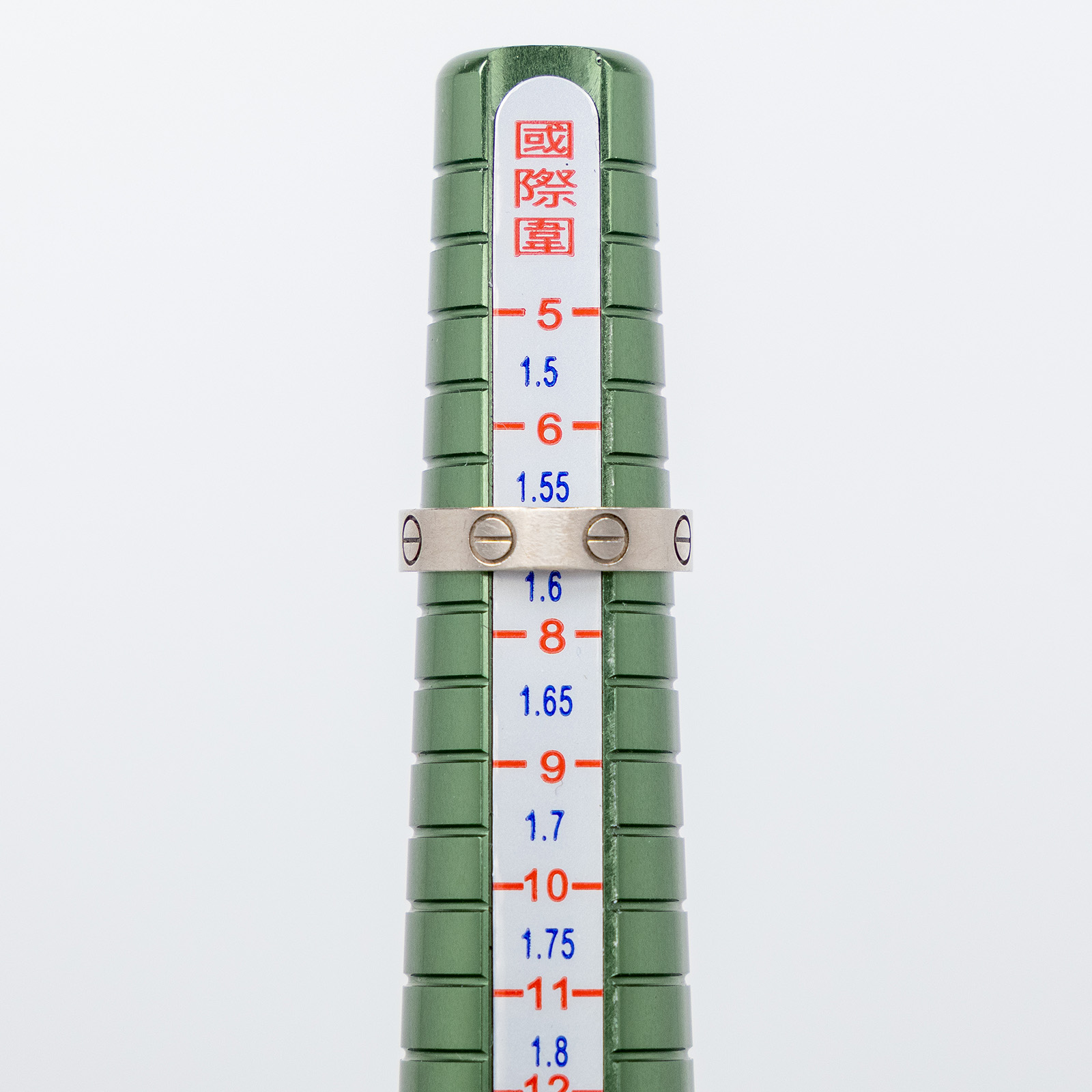 卡地亞 CARTIER Love 戒指 小型款 B4085146 K18WG LOVE戒指 原廠盒子/保書/購買證明