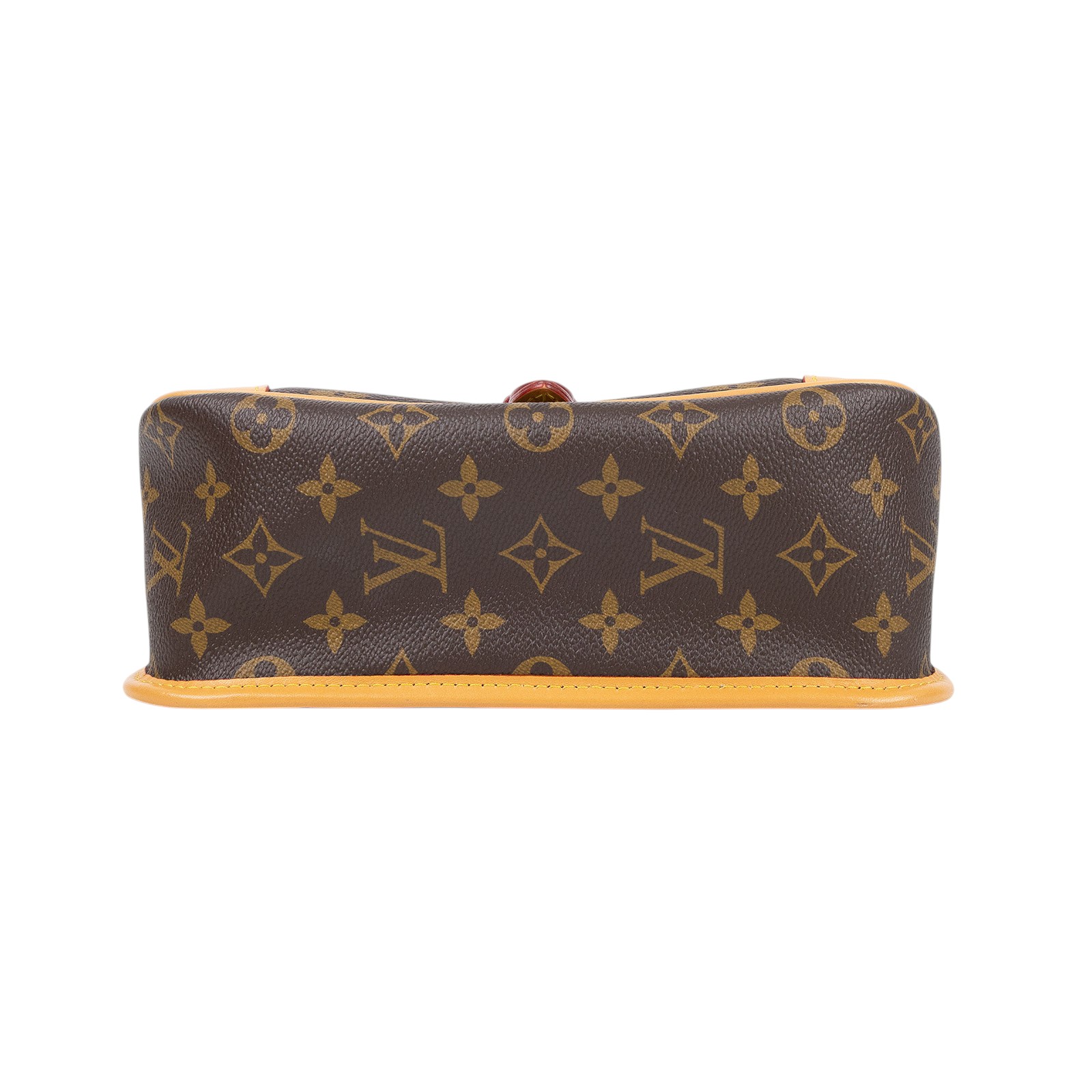路易威登 LOUIS VUITTON Diane 腋下包法棍 單肩背包 經典帆布 M45985 晶片款 棕原花DIANE法棍包 原廠盒子/防塵袋