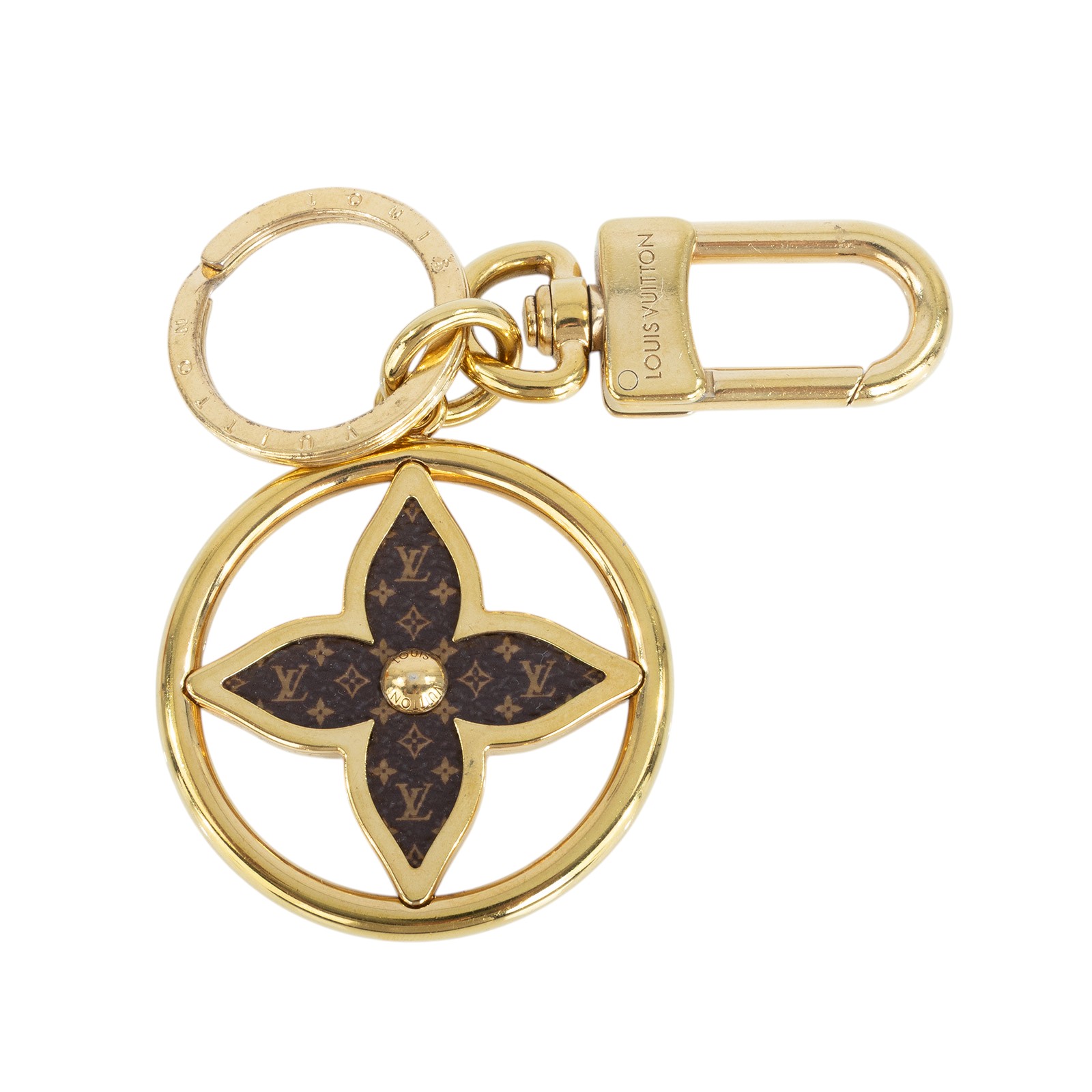 路易威登 LOUIS VUITTON Puzzle Flower Monogram 鑰匙圈 M01207  原廠盒子/防塵袋