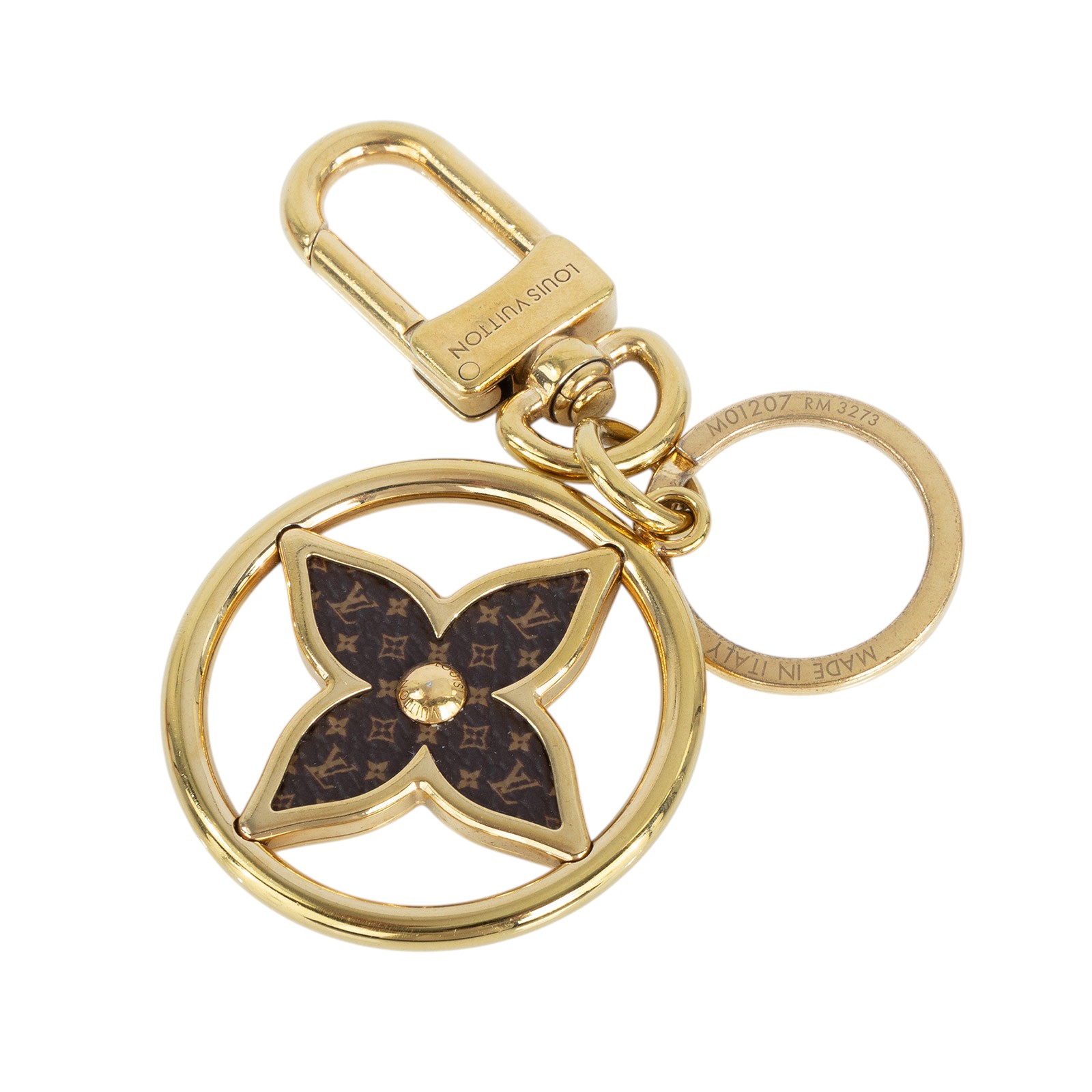 路易威登 LOUIS VUITTON Puzzle Flower Monogram 鑰匙圈 M01207  原廠盒子/防塵袋