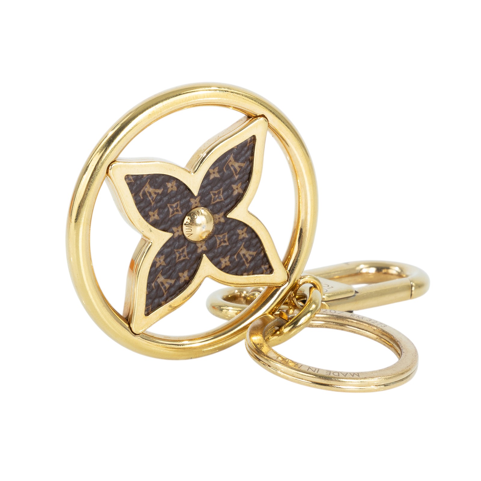 路易威登 LOUIS VUITTON Puzzle Flower Monogram 鑰匙圈 M01207  原廠盒子/防塵袋