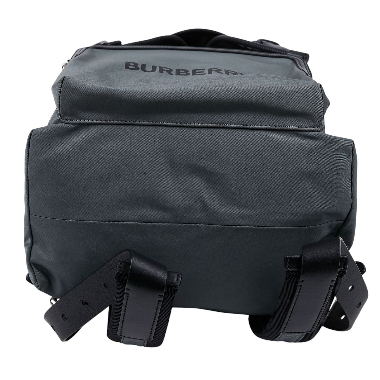 博柏利 BURBERRY Aviator Rucksack 後背包 80618041 灰綠尼龍後背包 防塵袋