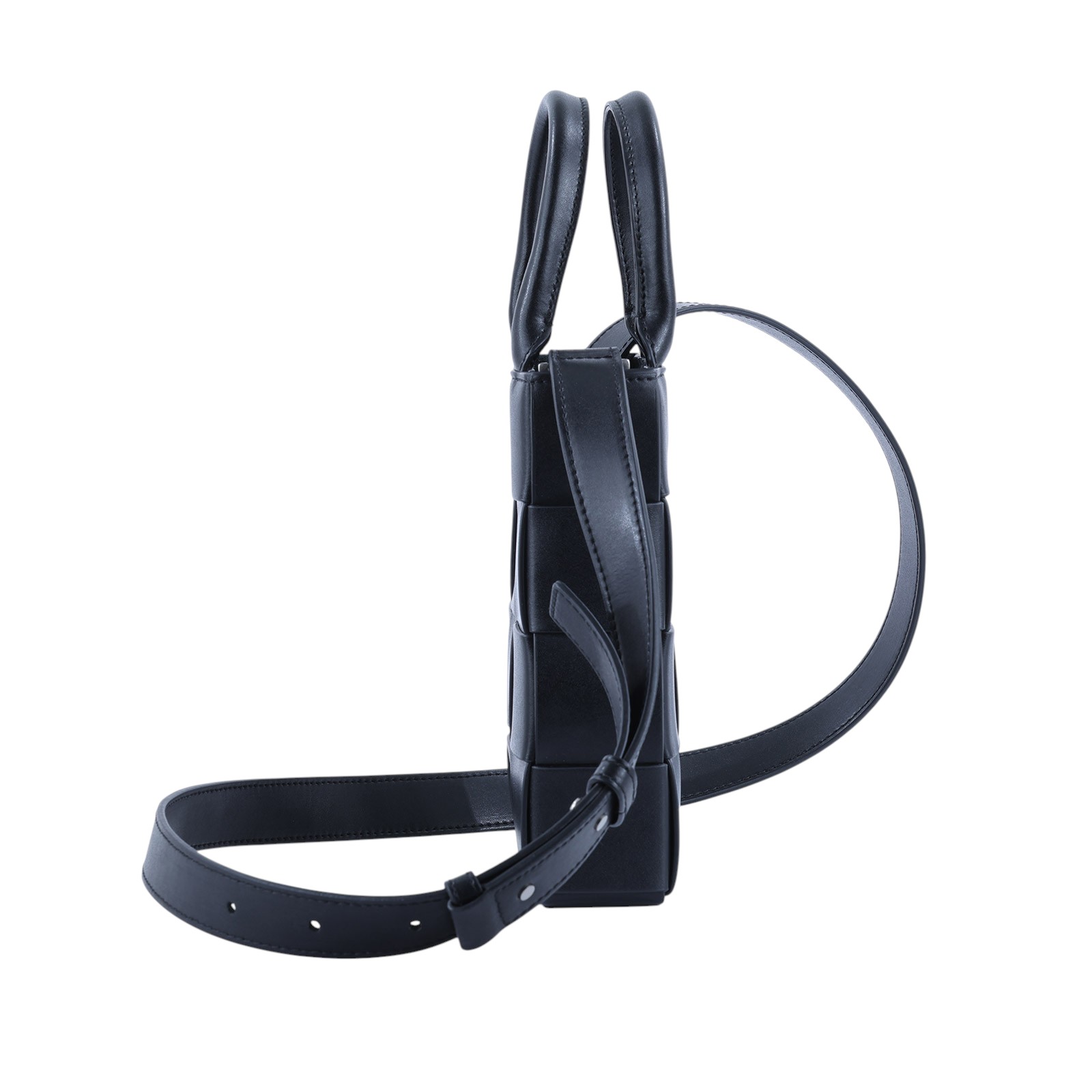 寶緹嘉 BOTTEGA VENETA Cassette 迷你 托特包 709341VMAY1 晶片款 黑CASSETTE TOTE 防塵袋