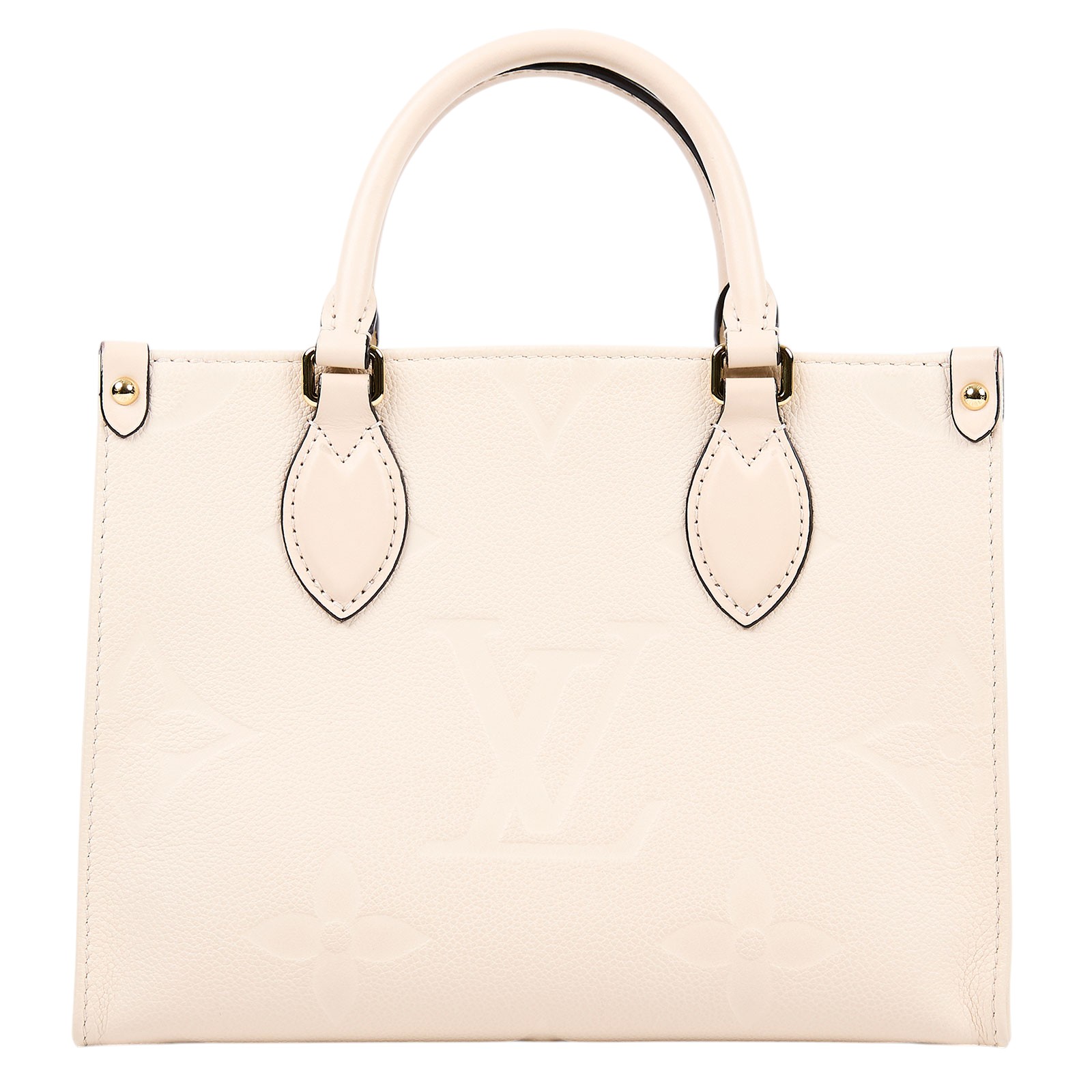 路易威登 LOUIS VUITTON OnTheGo PM 肩背包 手提 奶油色 M46569 晶片款 奶油白OnTheGo PM 防塵袋