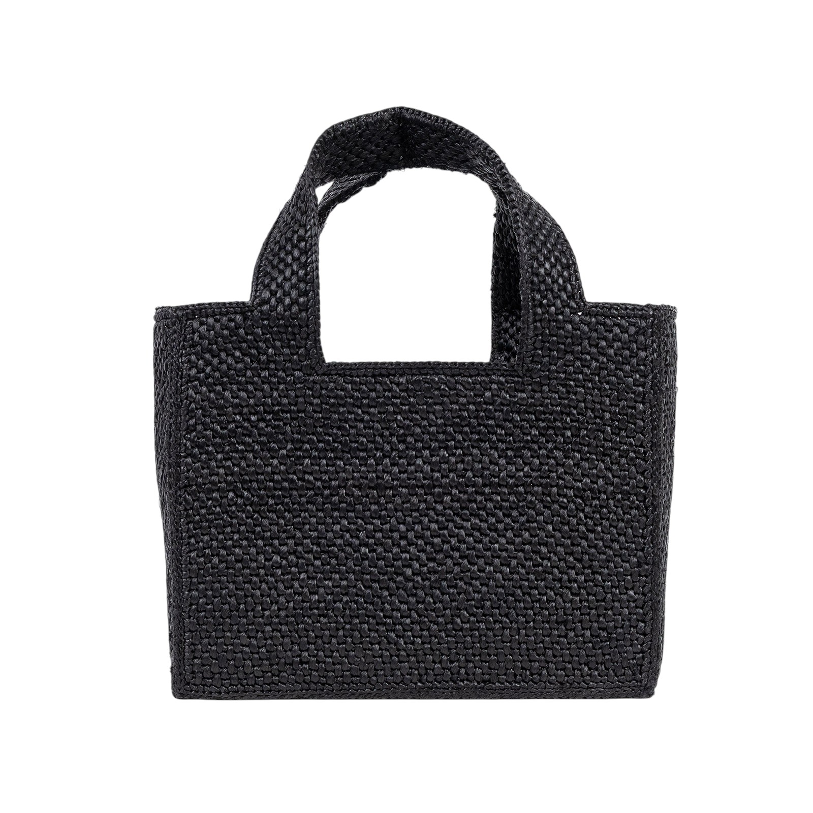 羅意威 LOEWE Small Font Tote 酒椰纖維 小型 托特包 A685B5 黑Font 小號 防塵袋