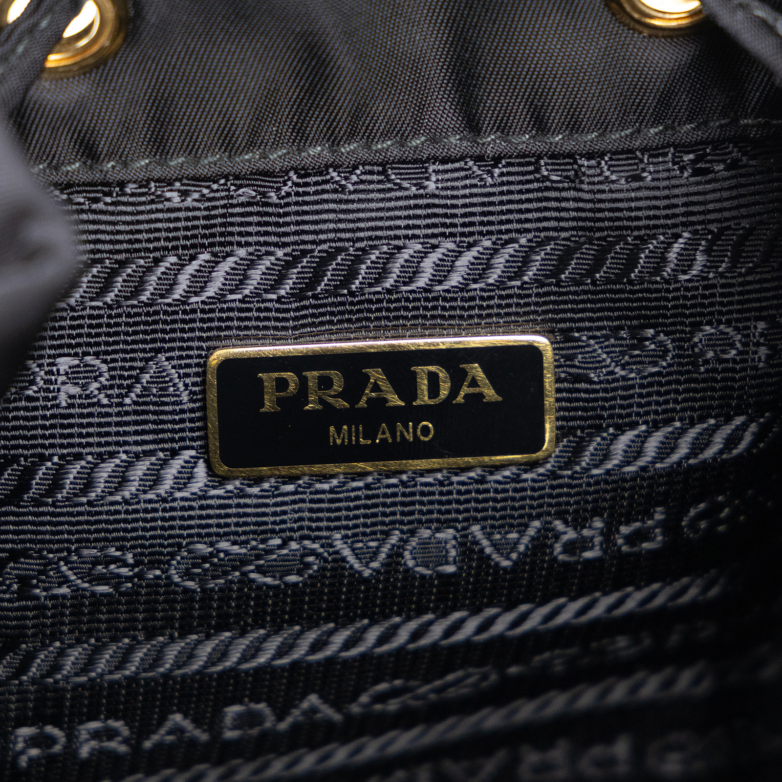 普拉達 PRADA Duet Re-Nylon 水桶袋 1BH038_RV44 黑尼龍水桶包 防塵袋