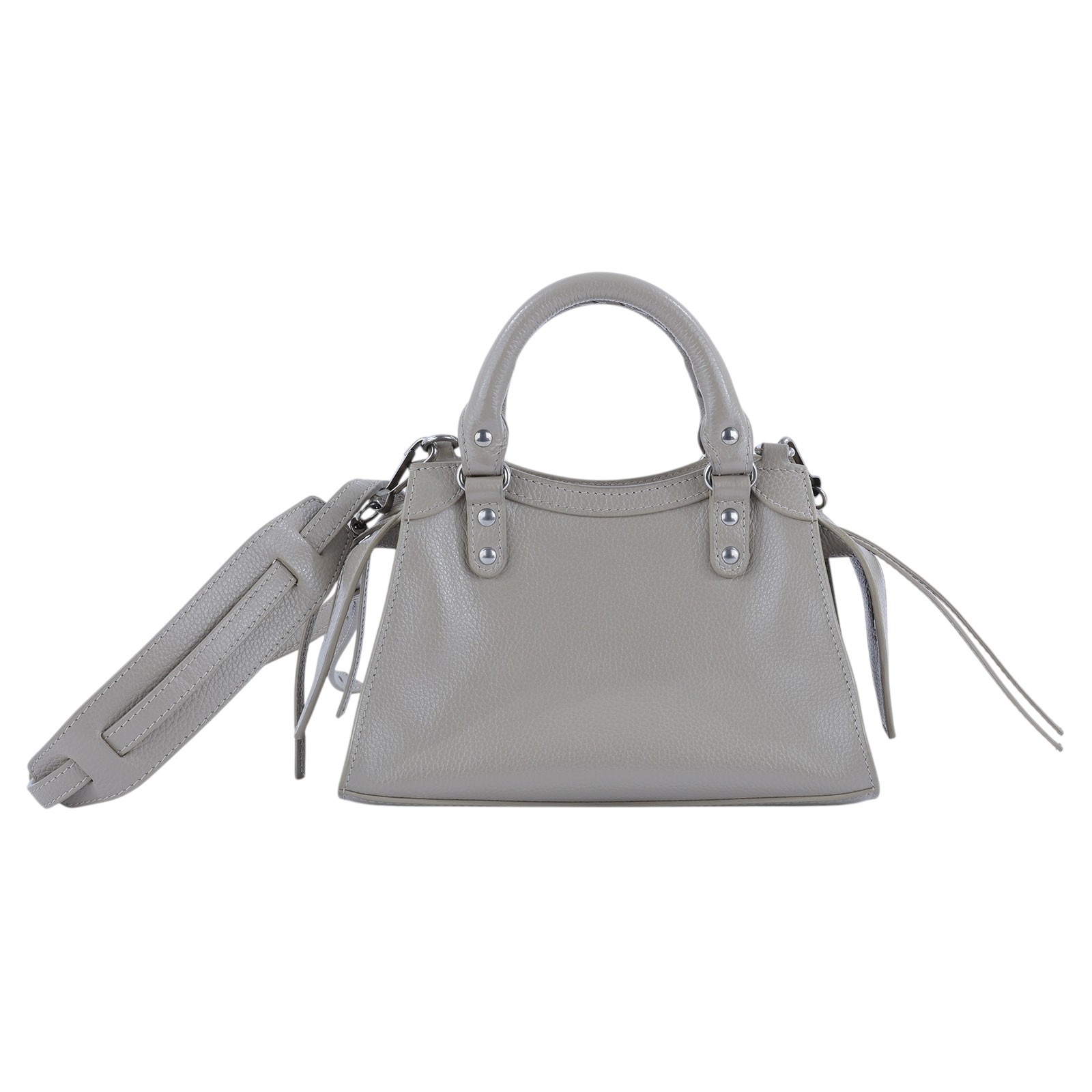 巴黎世家 BALENCIAGA Neo Calassic 迷你 機車包 63852415Y4Y 奶茶Neo City 牛皮迷你兩用機車包 防塵袋