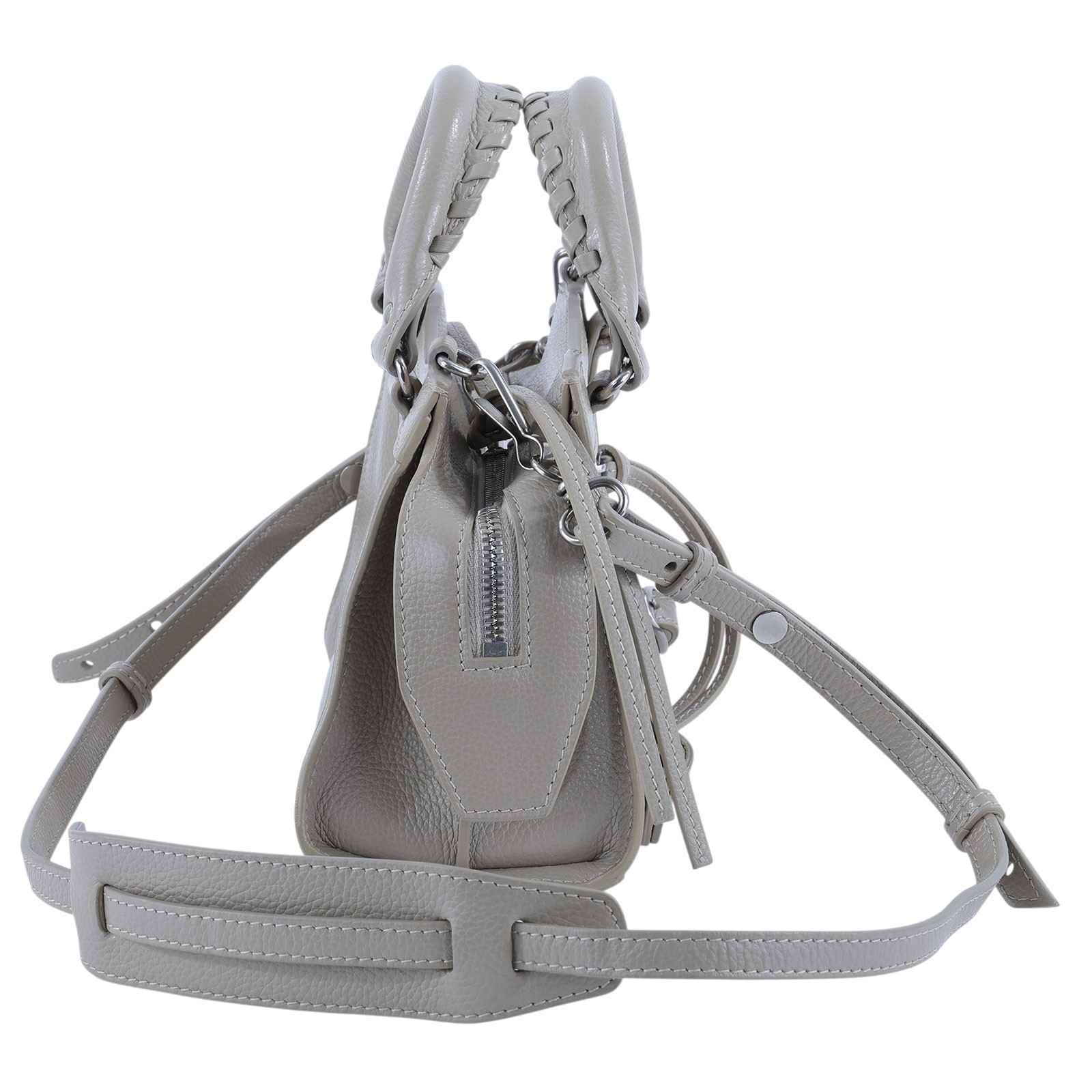 巴黎世家 BALENCIAGA Neo Calassic 迷你 機車包 63852415Y4Y 奶茶Neo City 牛皮迷你兩用機車包 防塵袋