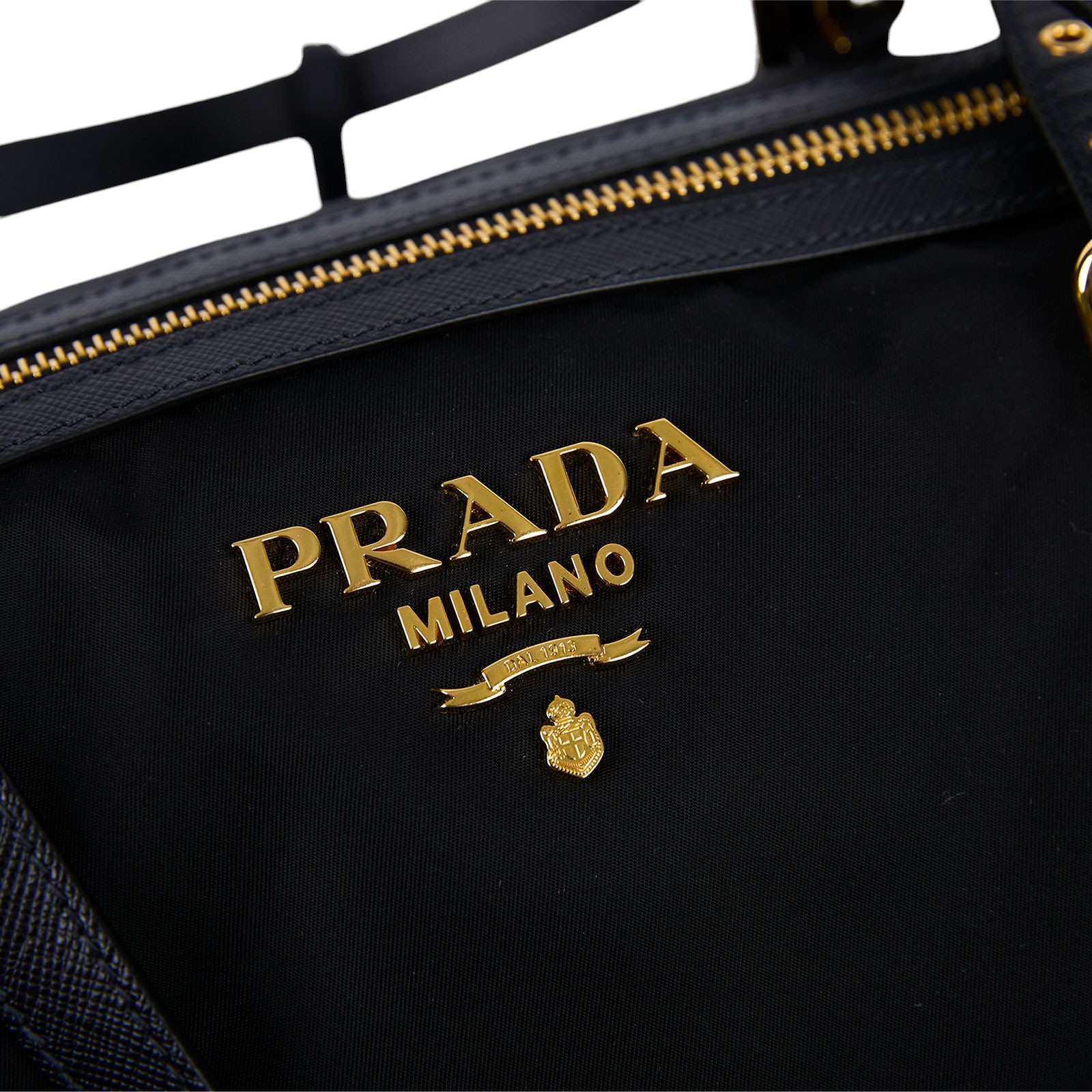 普拉達 PRADA Tessuto 托特包 1BG253_QXO 黑尼龍托特包2WAY 防塵袋