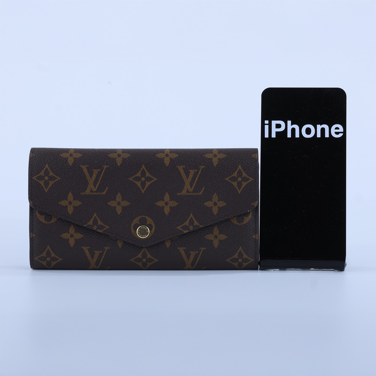 路易威登 LOUIS VUITTON Sarah 錢包 口蓋長夾 棕色 M60531 晶片款 原花SARAH 長夾 防塵袋