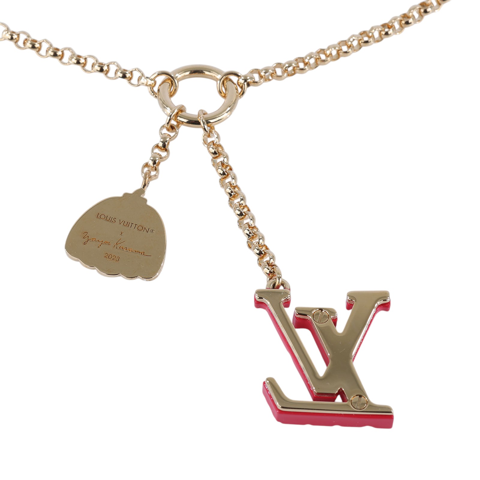 路易威登 LOUIS VUITTON 草間彌生聯名 LV Iconic 項鍊 M01081  原廠盒子/防塵袋