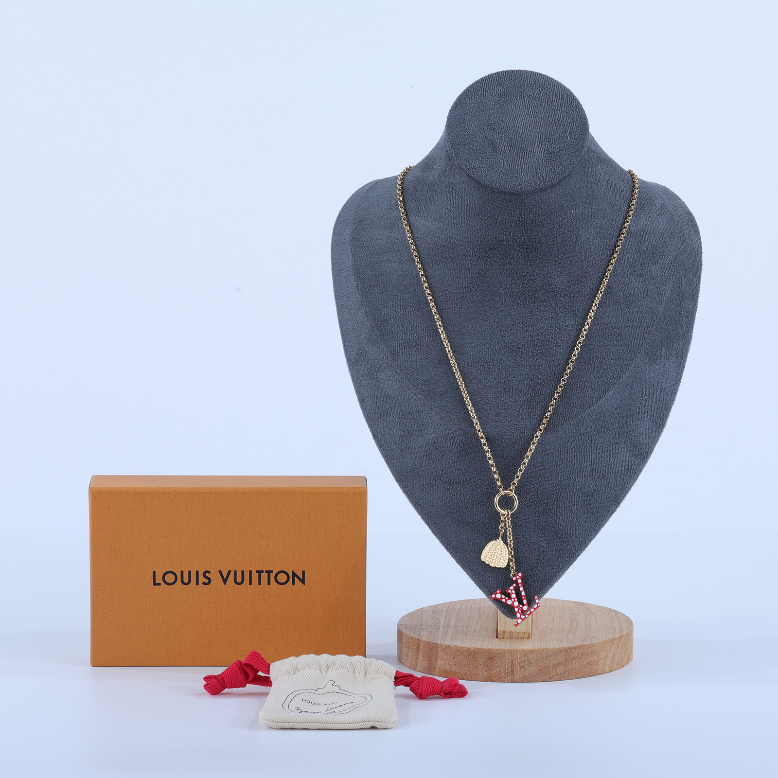 路易威登 LOUIS VUITTON 草間彌生聯名 LV Iconic 項鍊 M01081  原廠盒子/防塵袋