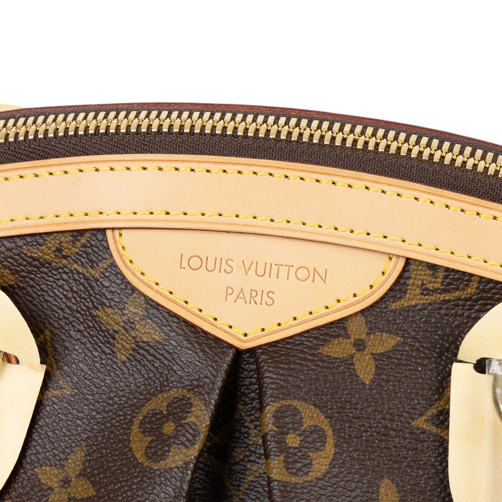 路易威登 LOUIS VUITTON Tivoli PM 經典帆布 M40143 棕原花帆布 Tivoli PM 手提包 防塵袋/購買證明