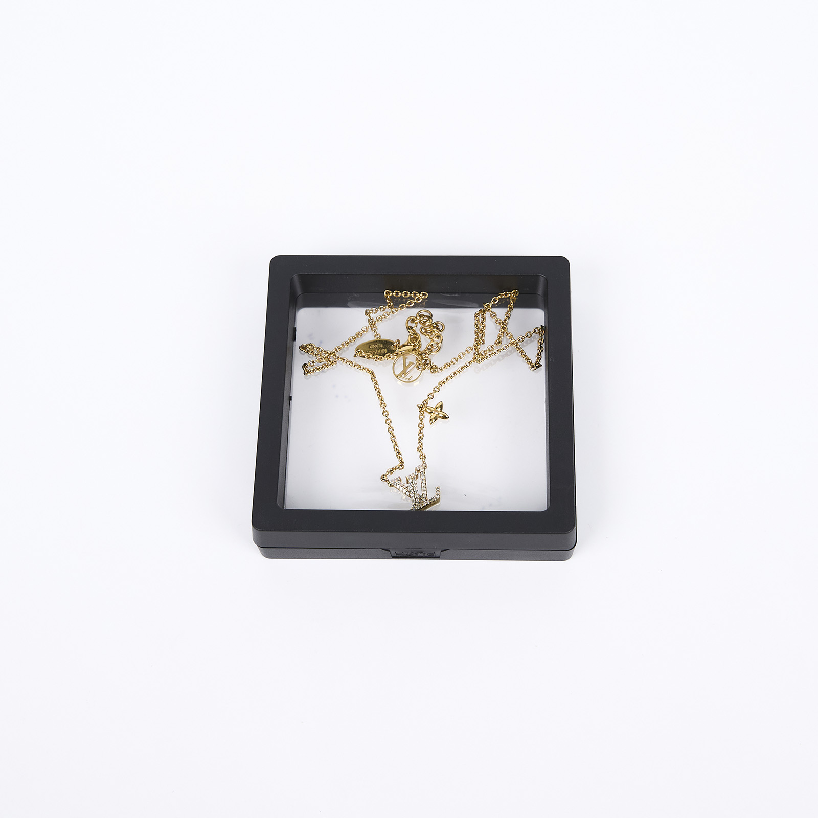 路易威登 LOUIS VUITTON LV Iconic 項鏈 金色 M00596 水鑽ICONIC項鍊 無附屬品