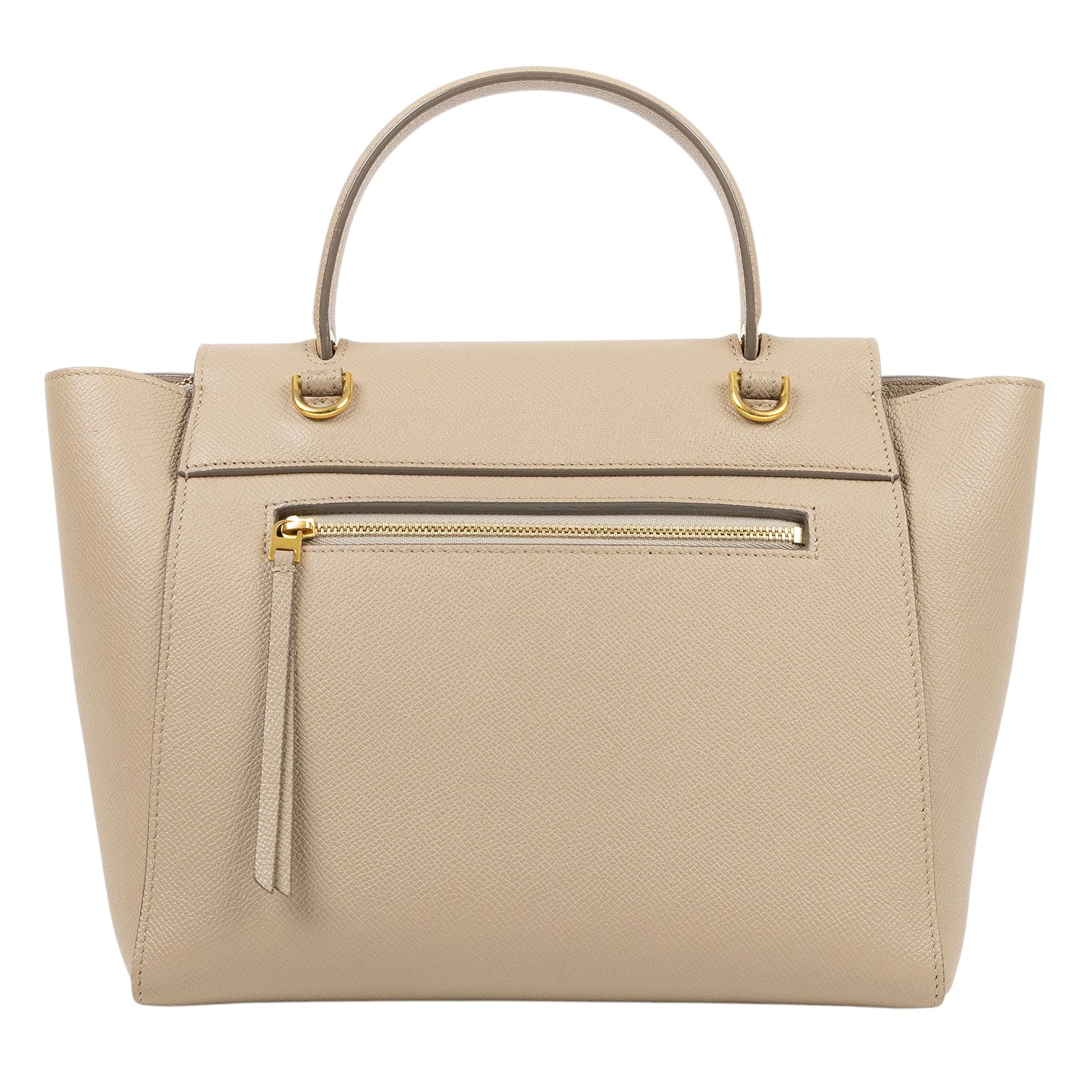 思琳 CELINE Belt 珠地小牛皮 小巧型 肩背 手提 鯰魚包  189153ZVA 奶茶鯰魚包 無附屬品
